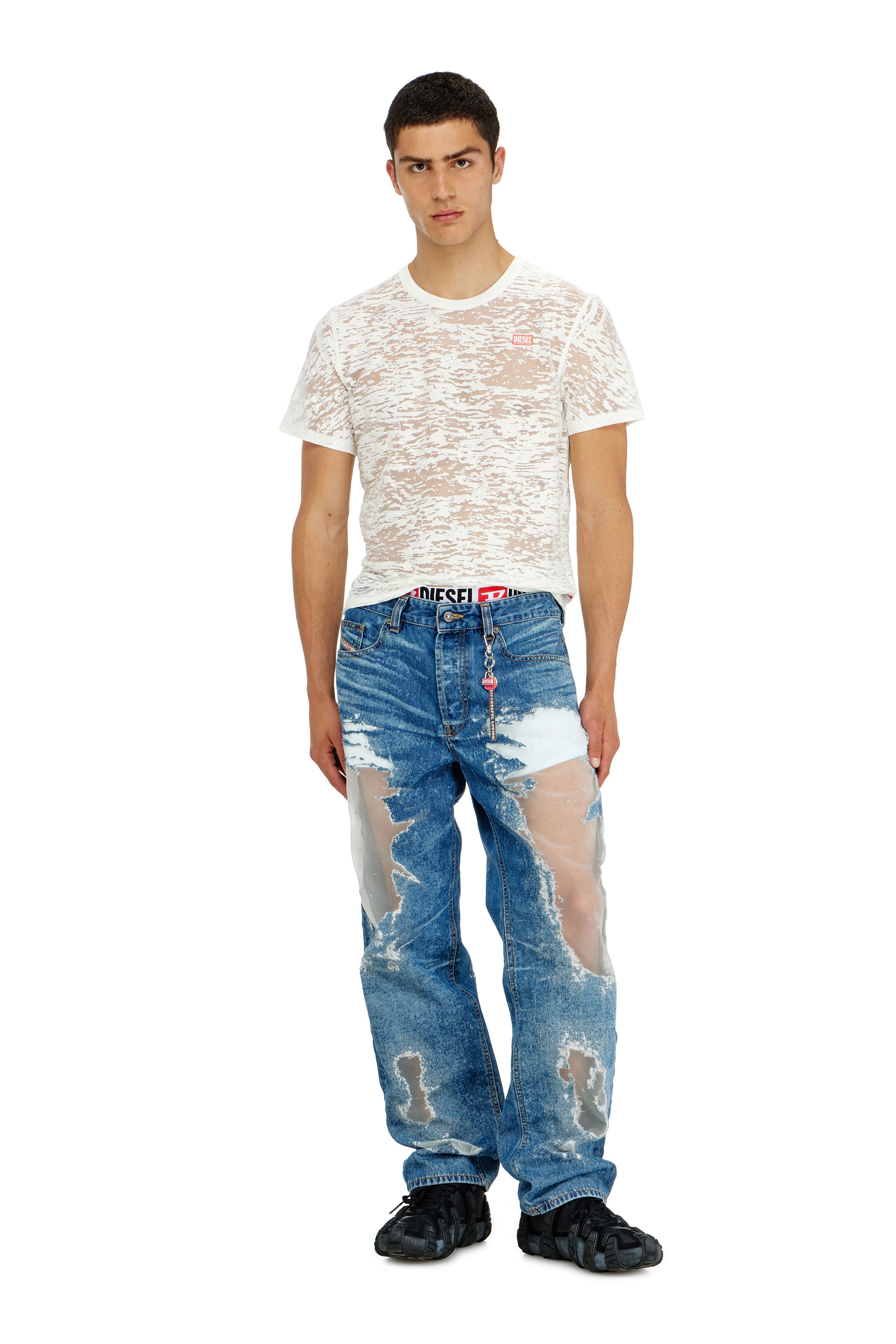 Diesel - Regular Jeans 2024 D-Macs 068ZH Hombre, Azul medio - 1