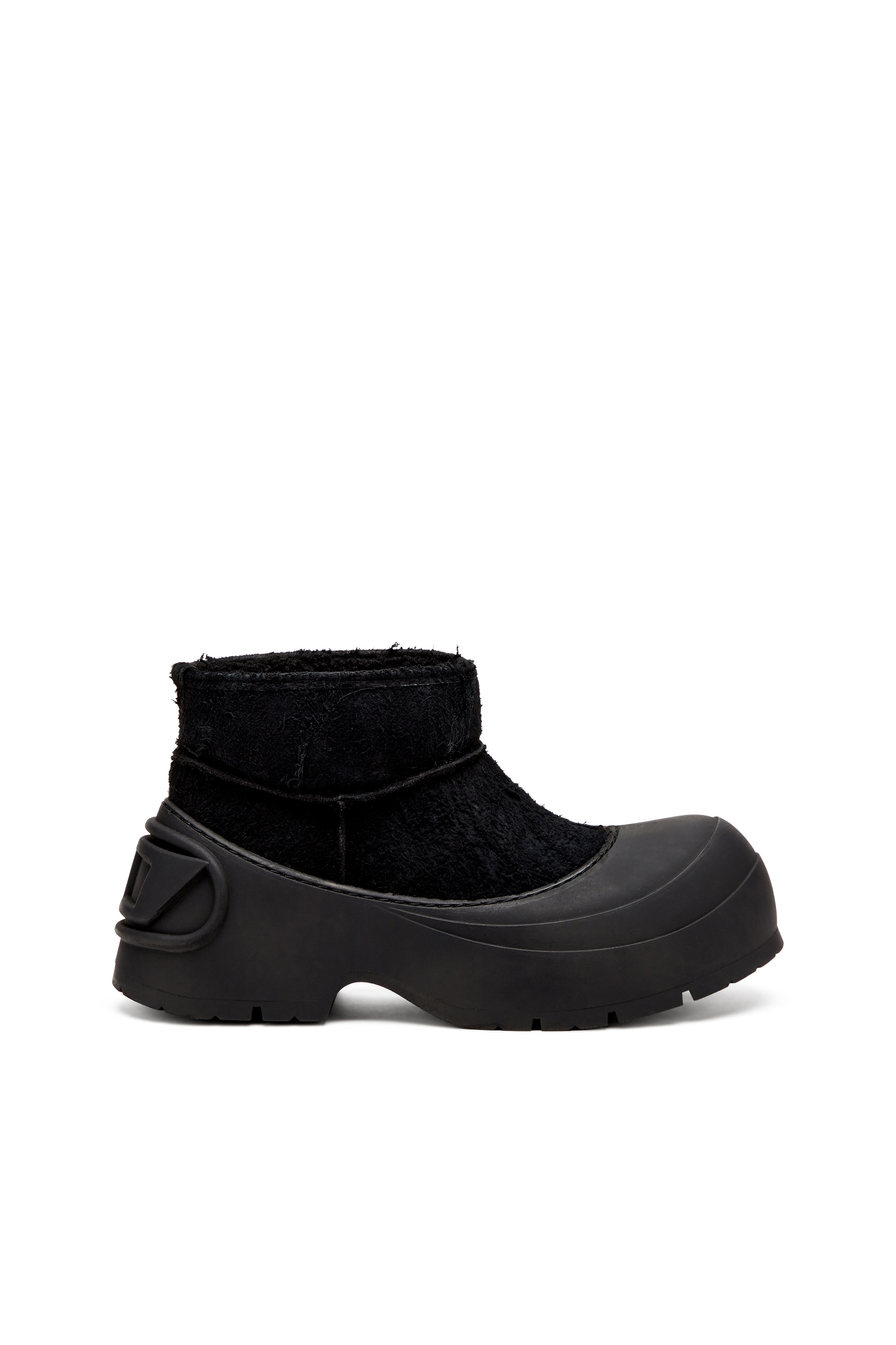 Diesel - D-DONALD MONTONE, D-Donald-Botines gruesos con suela dentada Hombre in Negro - 1