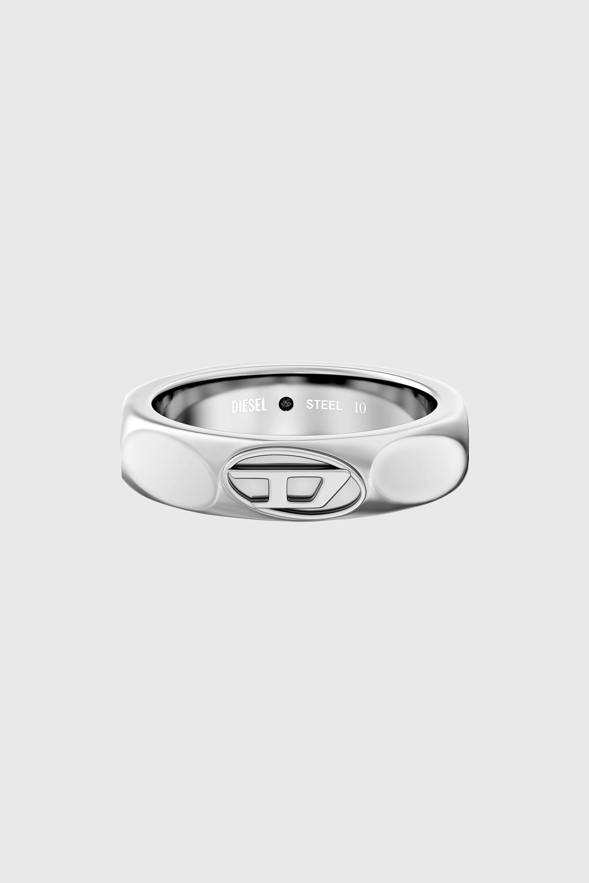 Diesel - DX1693040 JEWELLERY, Anillo de acero inoxidable Unisex in Plateado - 3