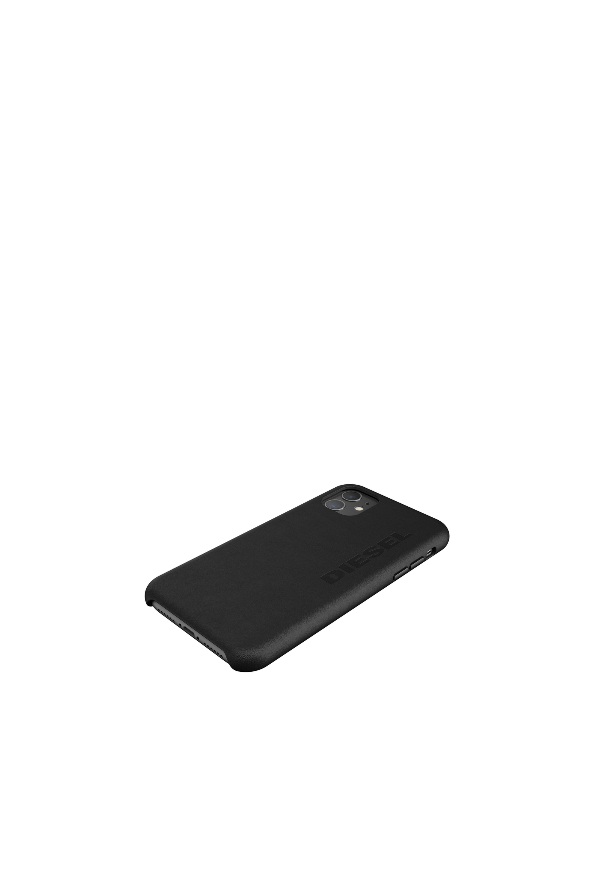 Diesel - 42001 STANDARD CASE, Funda en cuero por iPhone 11 Unisex in Negro - 4