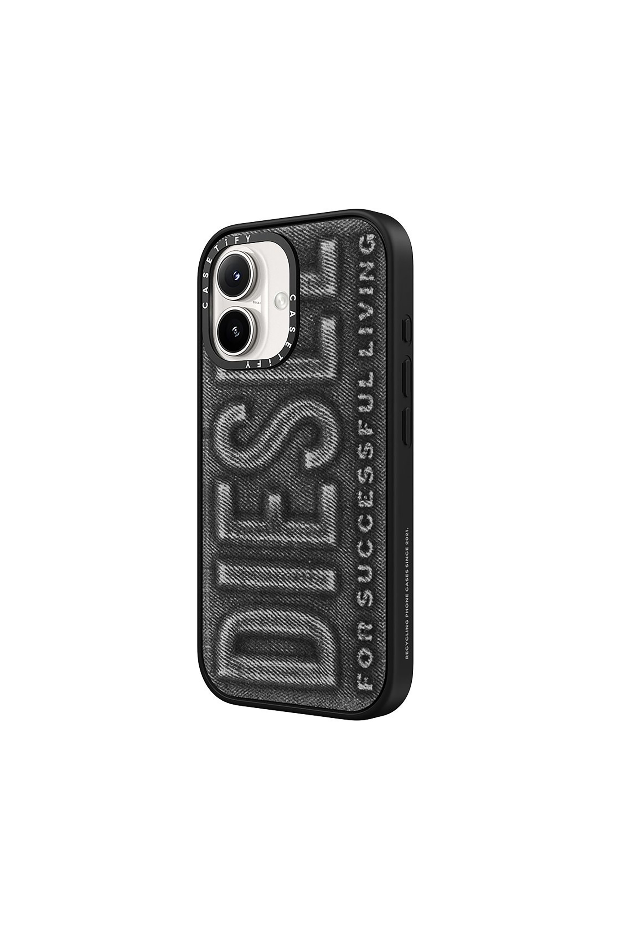 Diesel - 60562 MOULDED CASE, Funda Biscotto impact por iPhone 16 Unisex in Negro - 2
