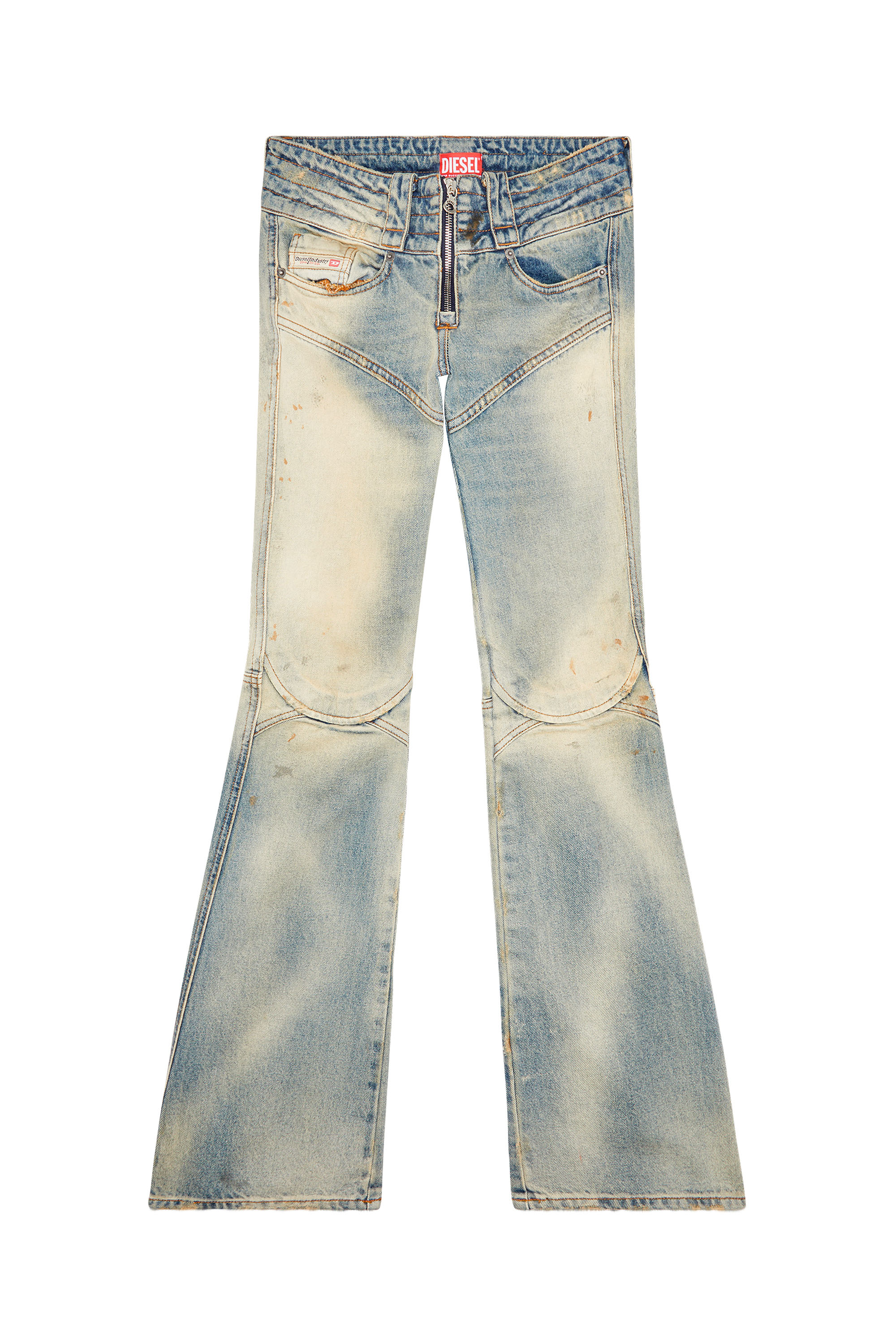 Diesel - Belthy 0ENAF Bootcut and Flare Jeans, Azul Claro - Image 3