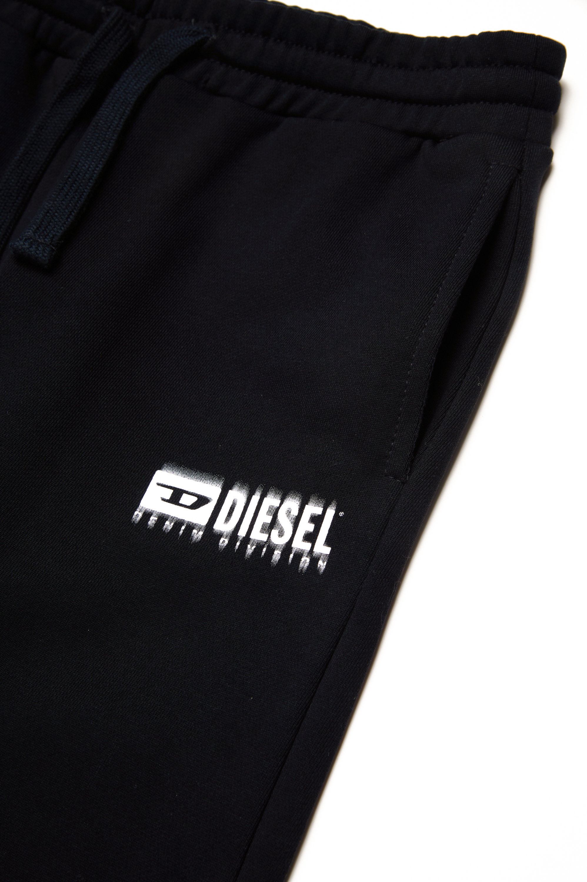 Diesel - PBASE, Pantalones deportivos con logotipo manchado Hombre in Negro - 4