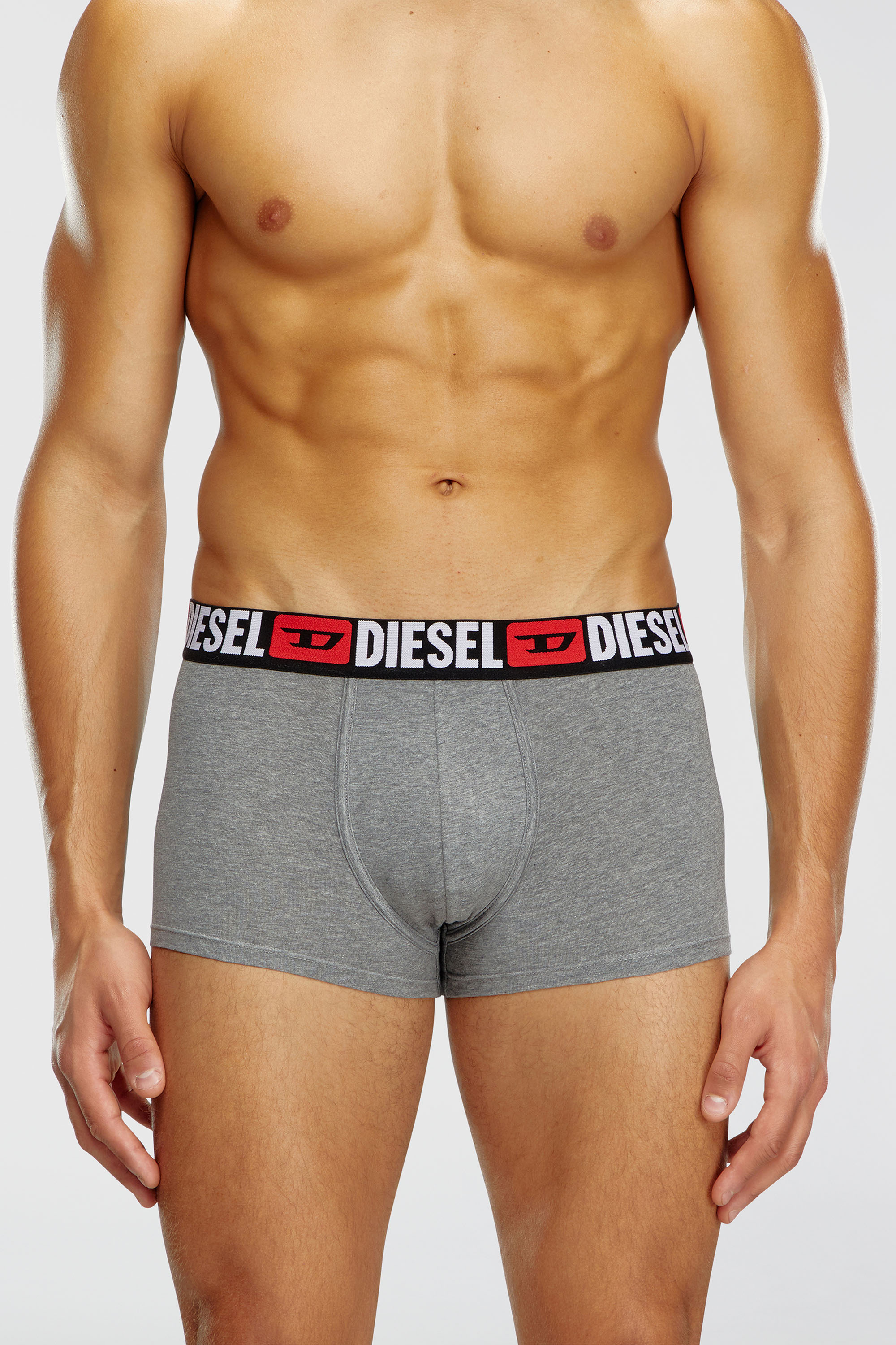 Diesel - UMBX-DAMIENTHREEPACK, Paquete de tres calzoncillos b&oacute;xer con logotipo en la cintura Hombre in Multicolor - 2