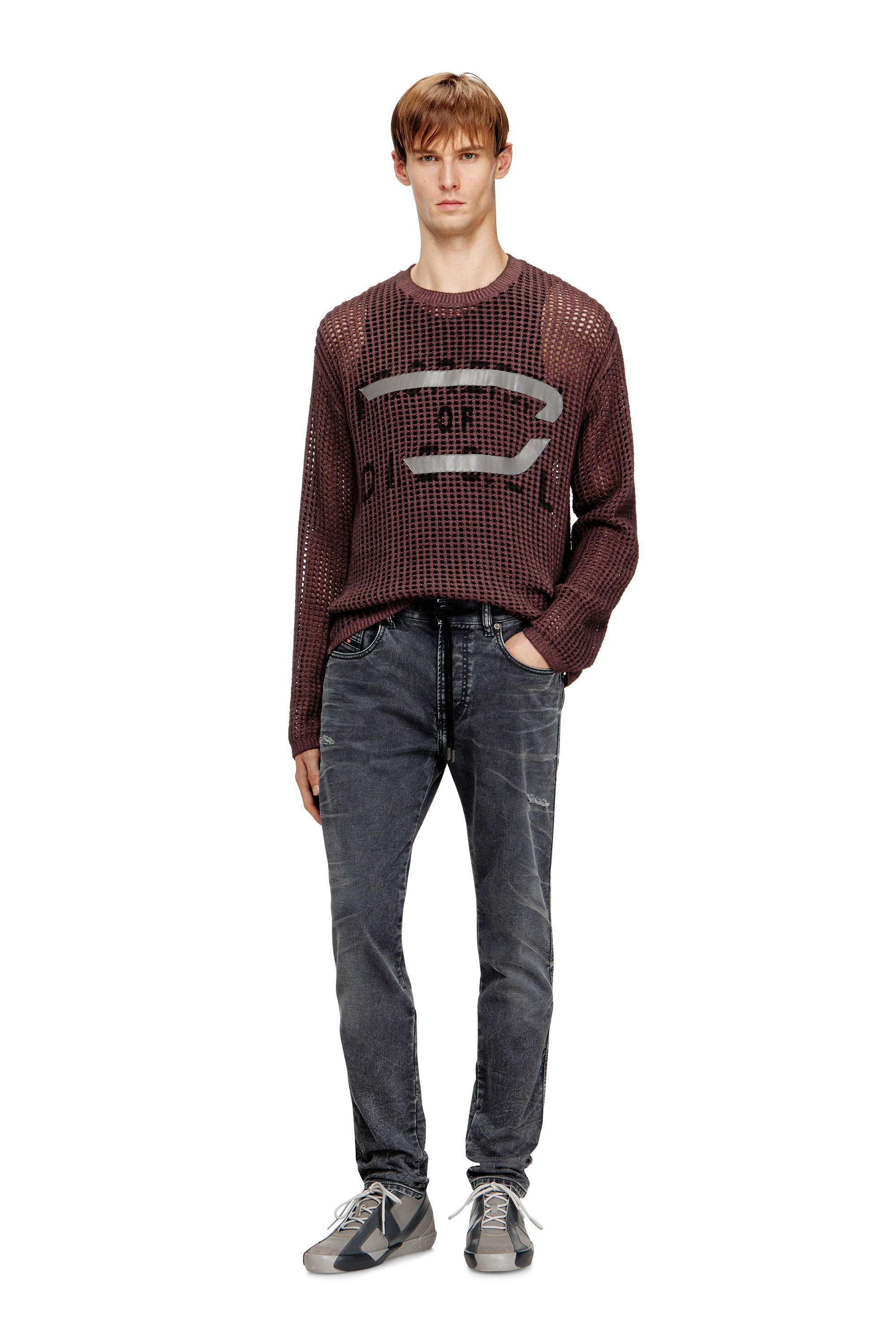 Diesel - Slim 2062 D-Strukt Joggjeans&reg; 068UF Hombre, Negro/Gris oscuro - 1