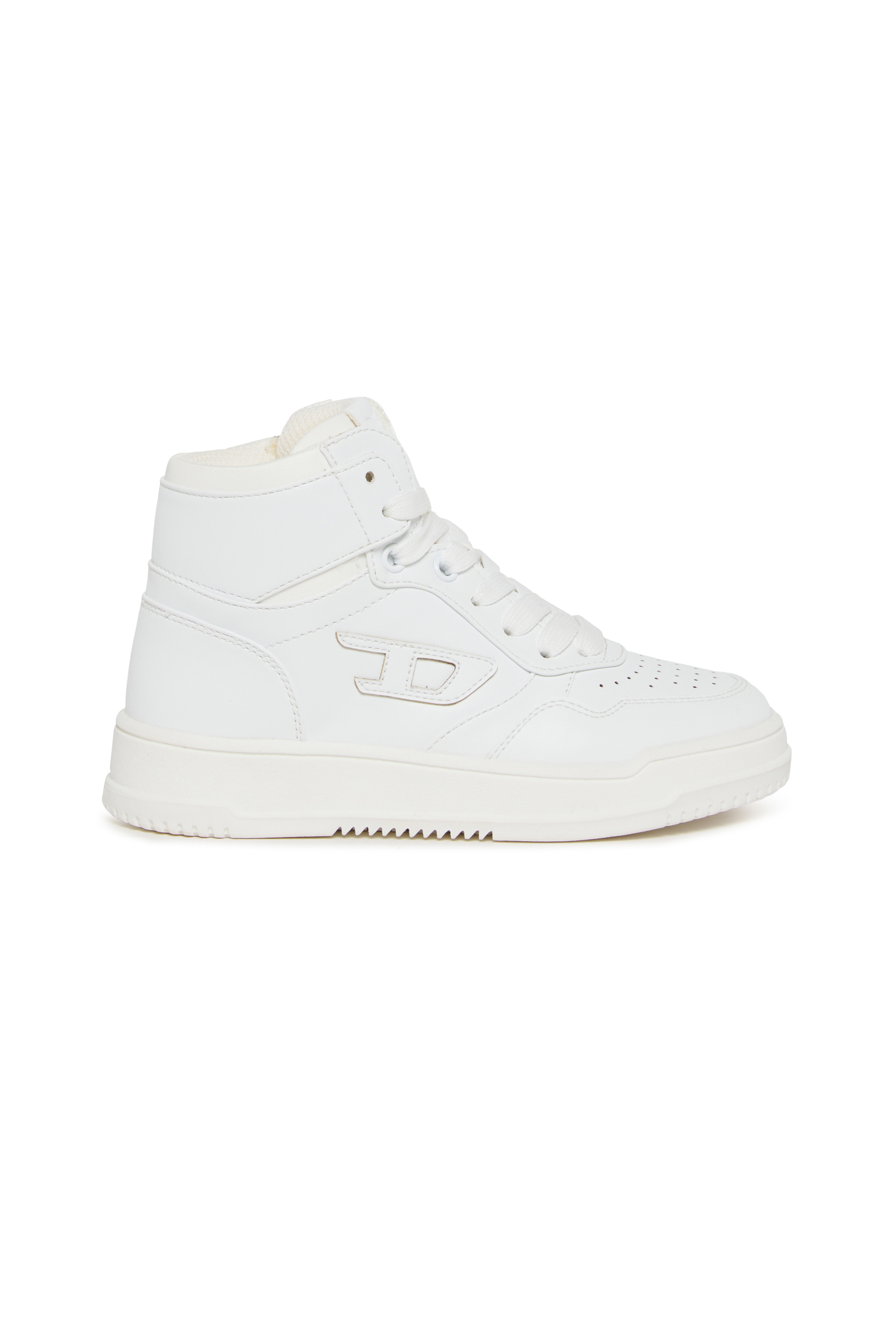 Diesel - S-COU-HI, S-COU-HI-Zapatillas altas con detalle D Unisex in Blanco - 1