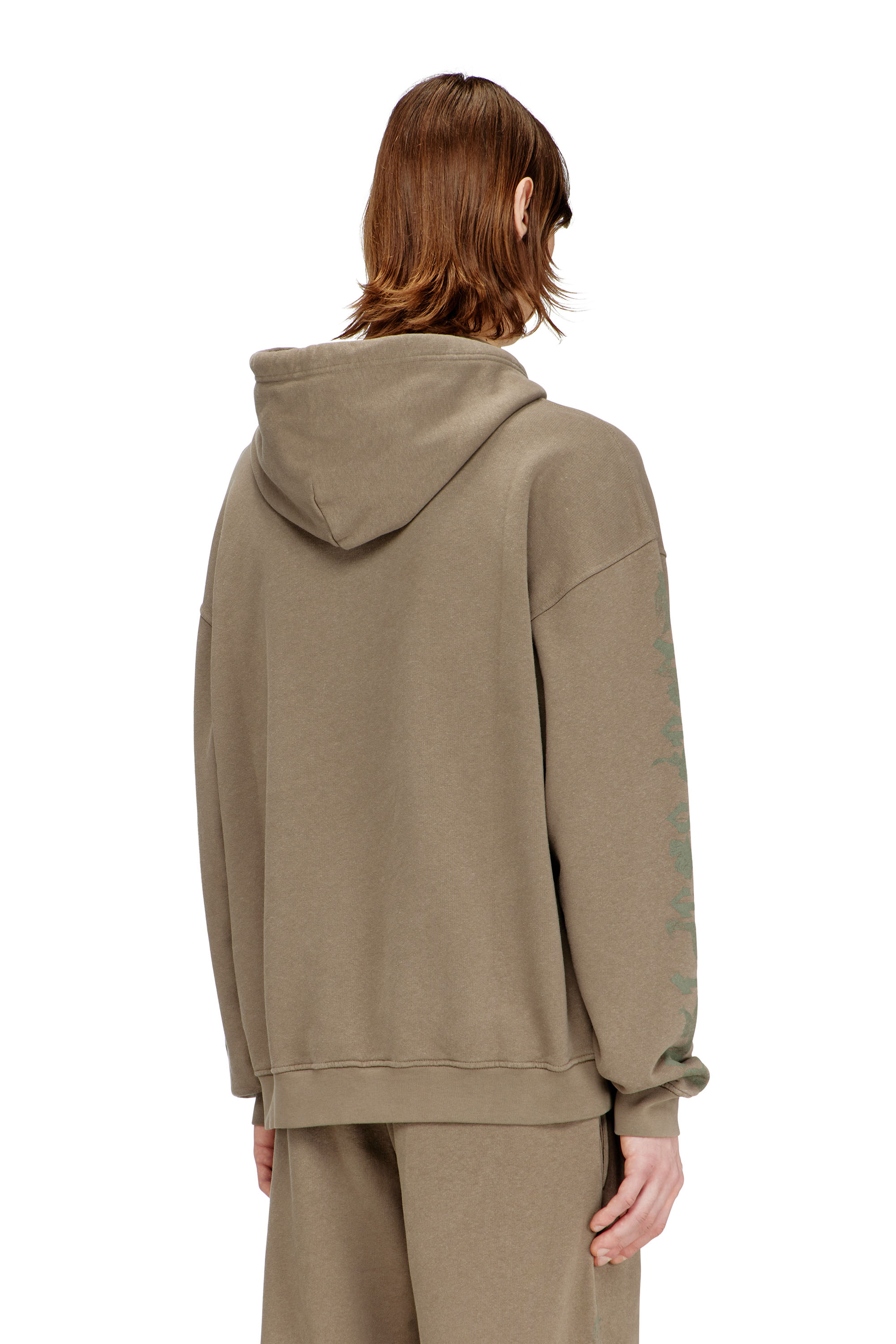 Diesel - S-GRIFFON, Sudadera tratada con estampado de grifo Hombre in ToBeDefined - 4