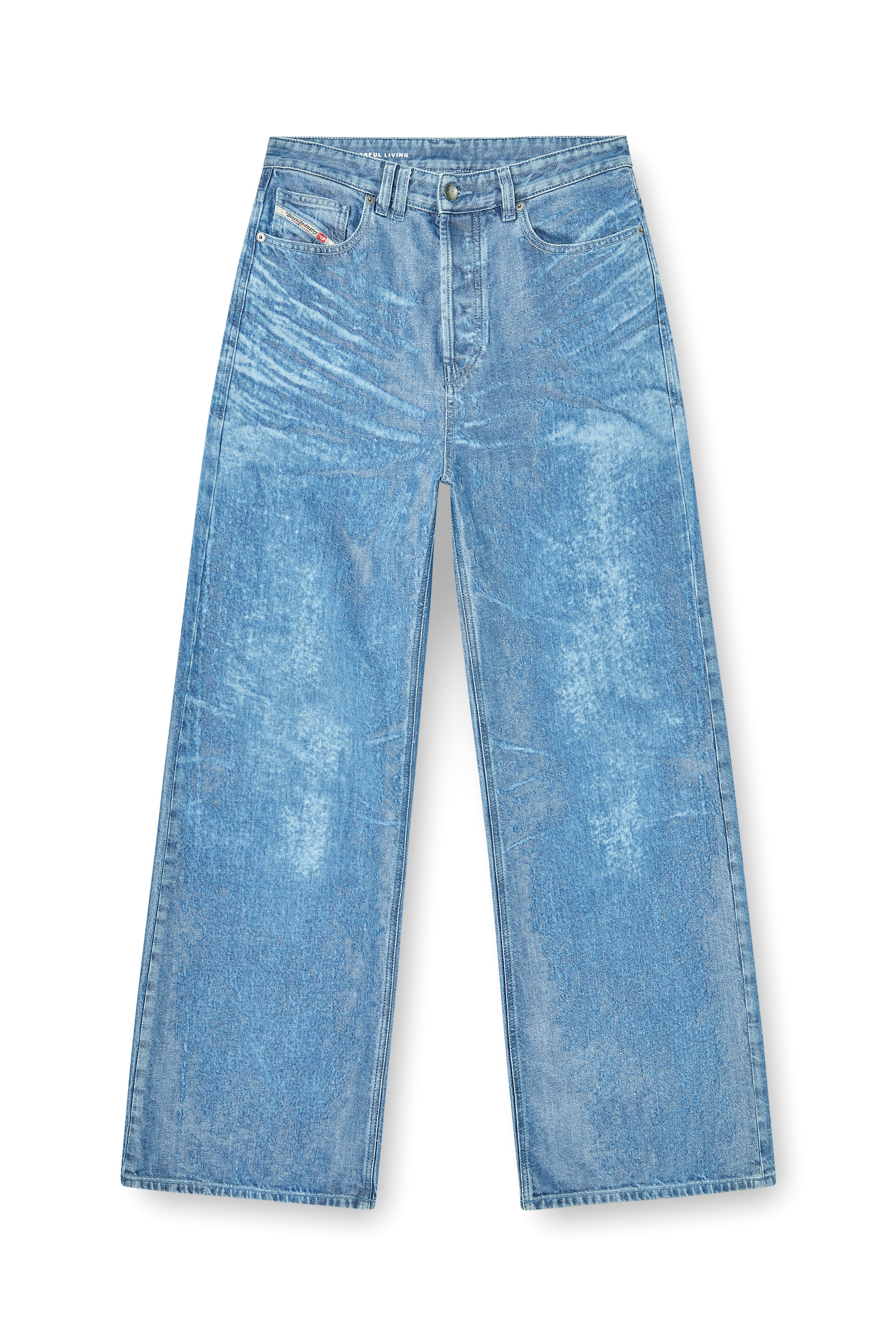 Diesel - Relaxed Jeans 1996 D-Sire 09P23 Mujer, Azul Claro - 3