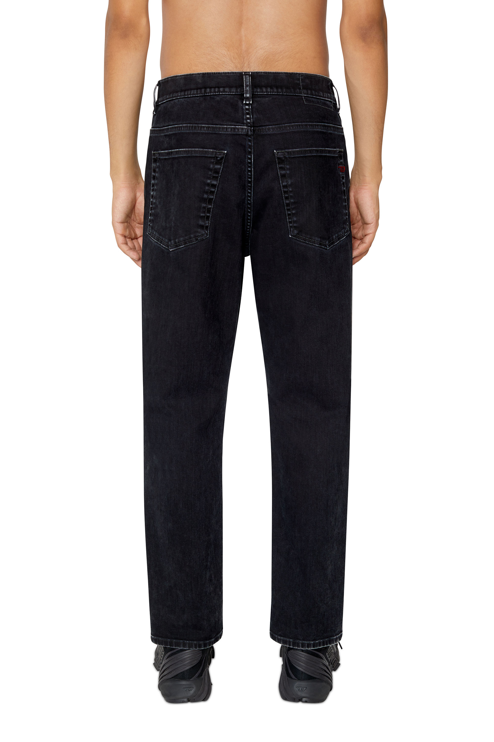 Diesel - 2005 D-FINING 0IHAO Tapered Jeans, Negro/Gris oscuro - Image 2
