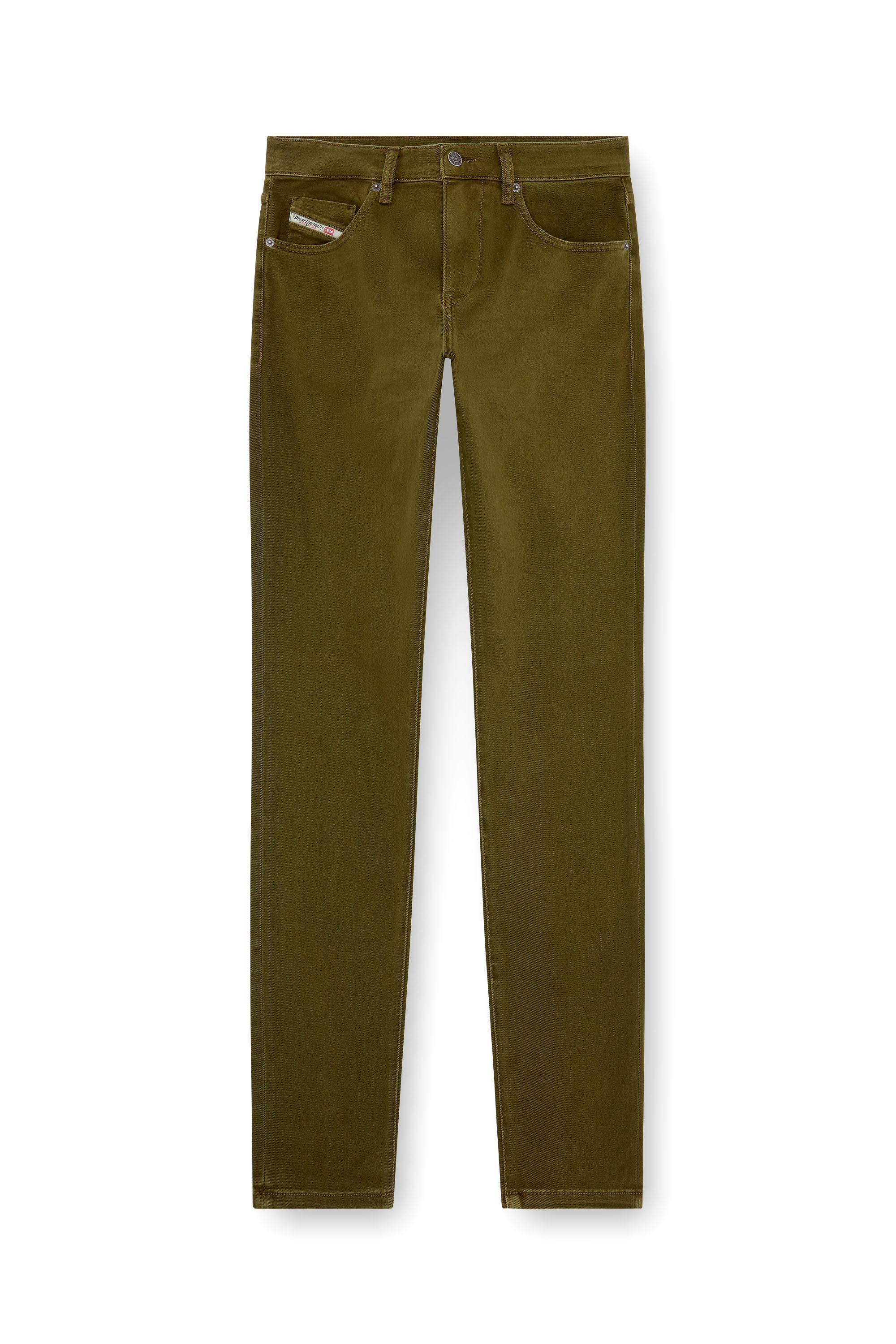 Diesel - 2019 D-Strukt 0QWTY Slim Jeans, Verde - Image 6