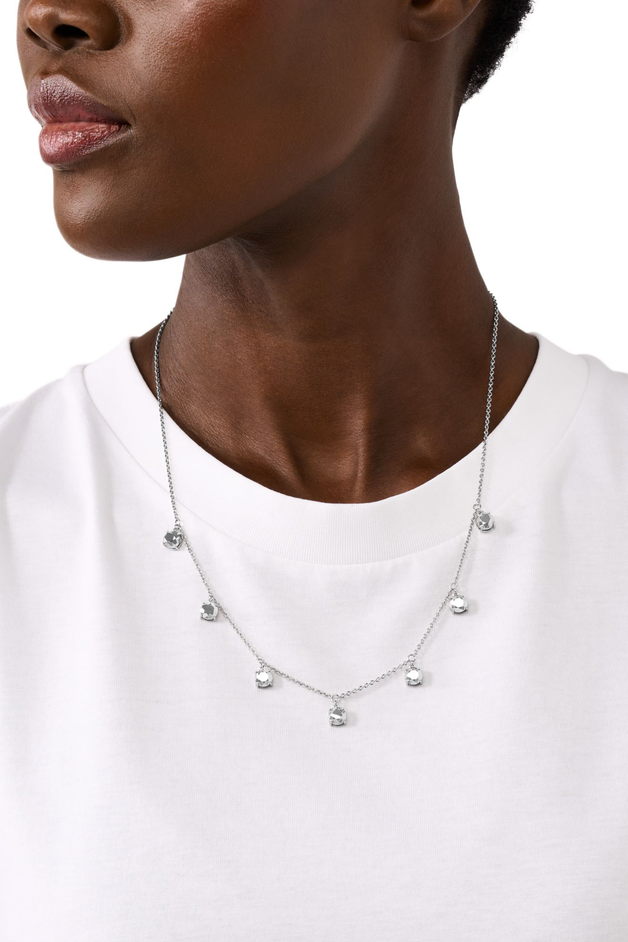 Diesel - DL1360040 STERLING SILVER JEWEL, Collar de cadena de plata esterlina Unisex in Plateado - 4