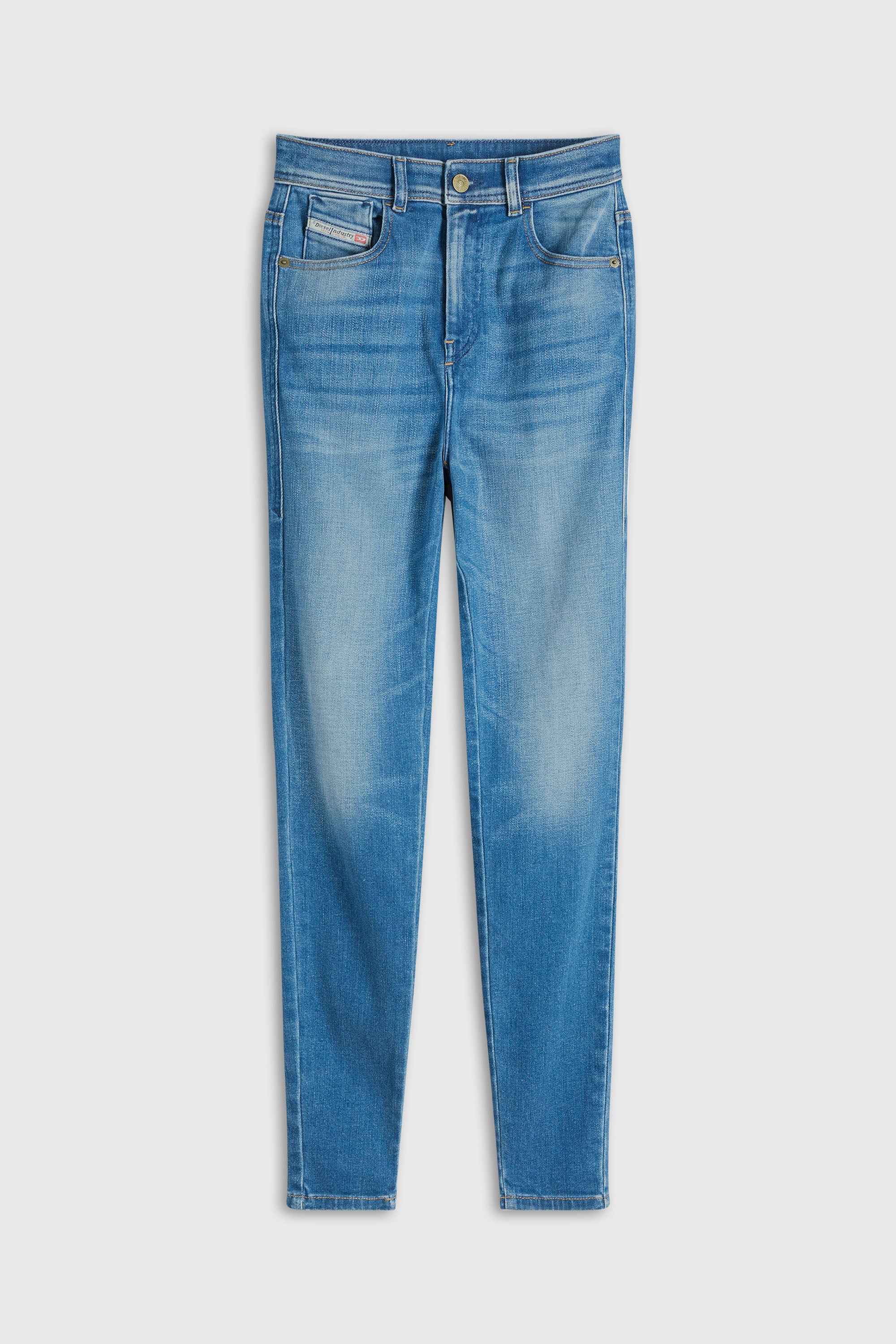 Diesel - Skinny Jeans 1984 Slandy-High 09Q79 Mujer, Azul medio - 2