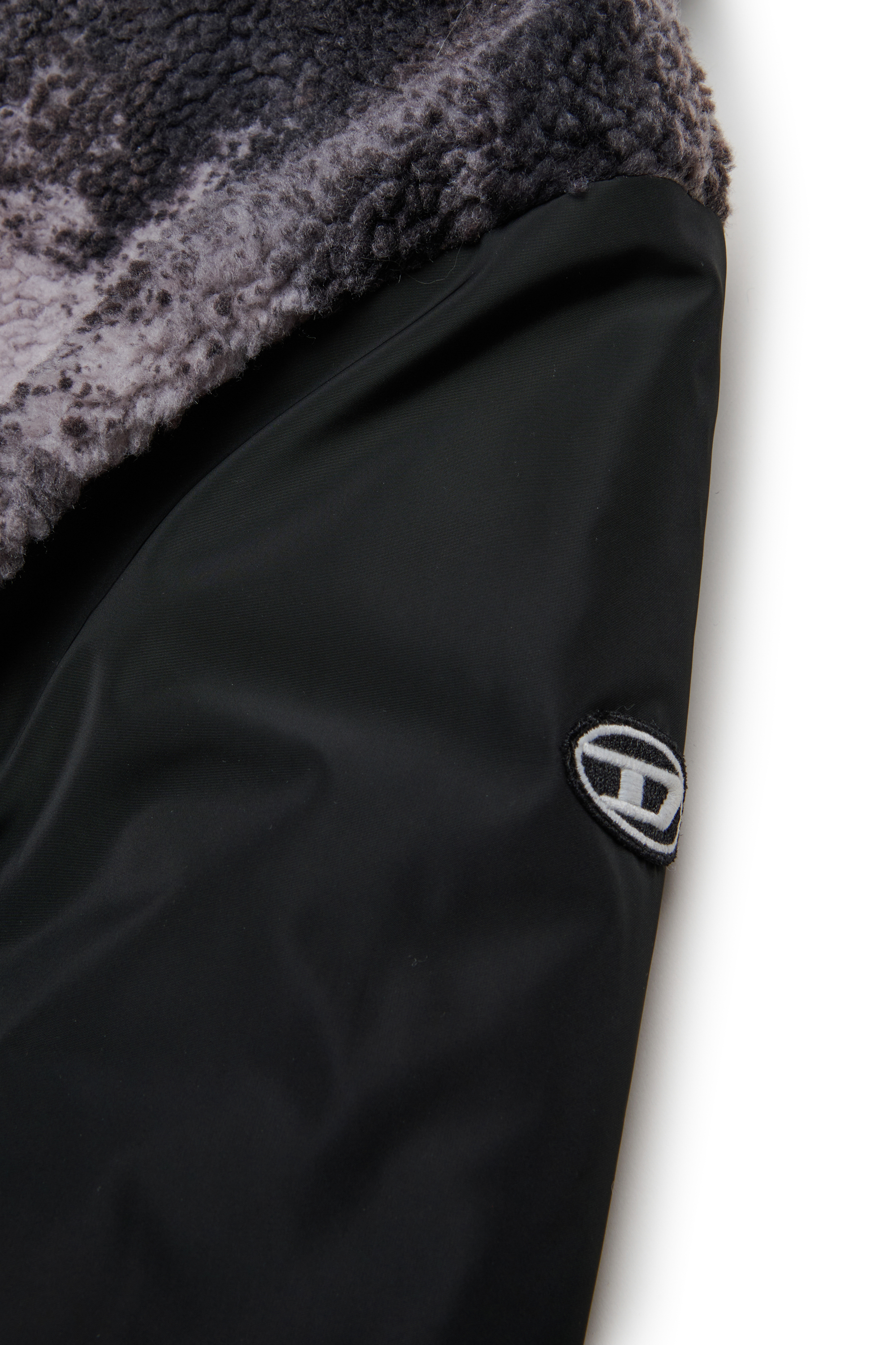 Diesel - JULLY, Chaqueta con capucha Hombre in Negro - 4