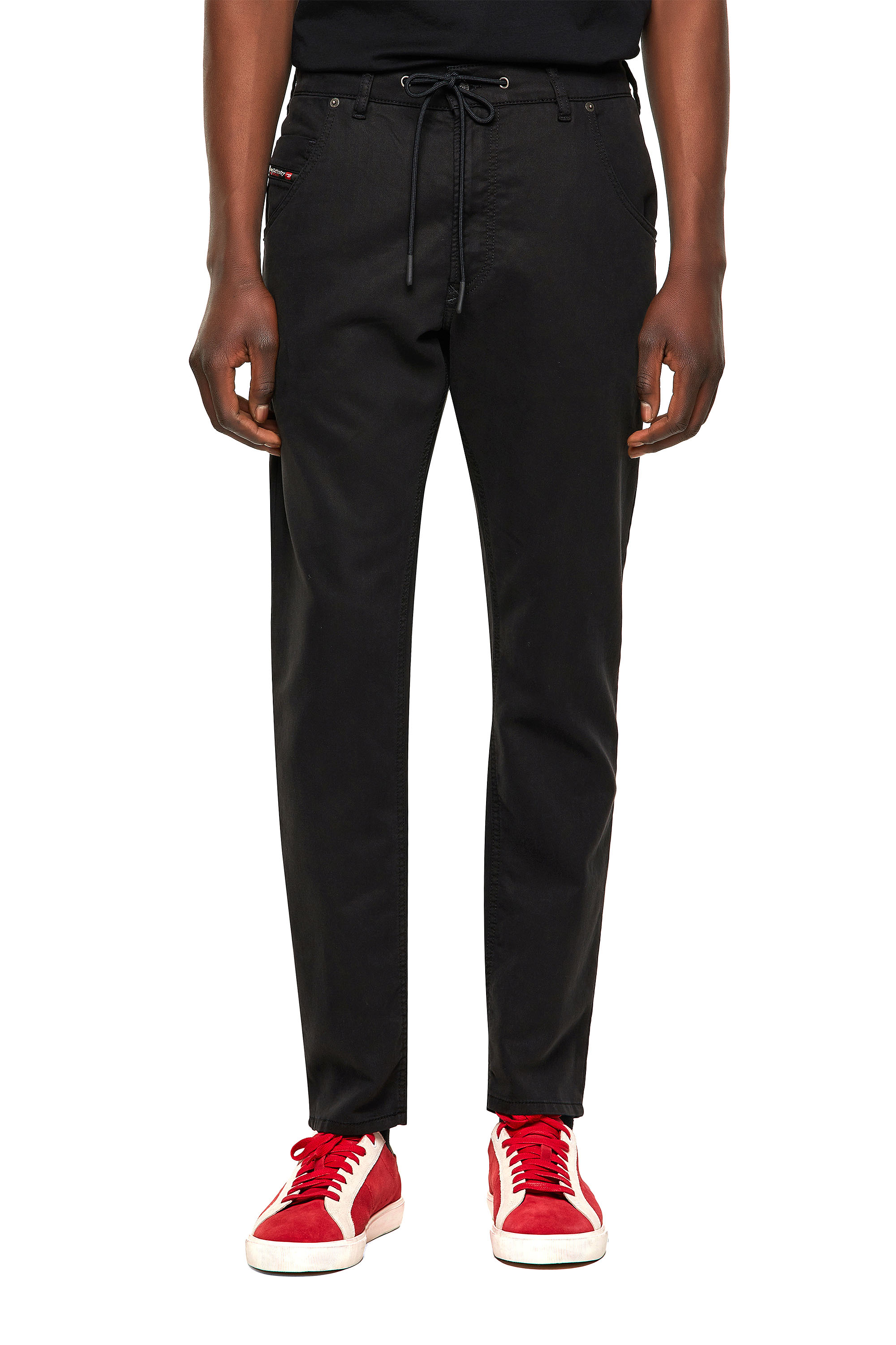 Krooley JoggJeans® 069NC, Negro/Gris oscuro - Vaqueros