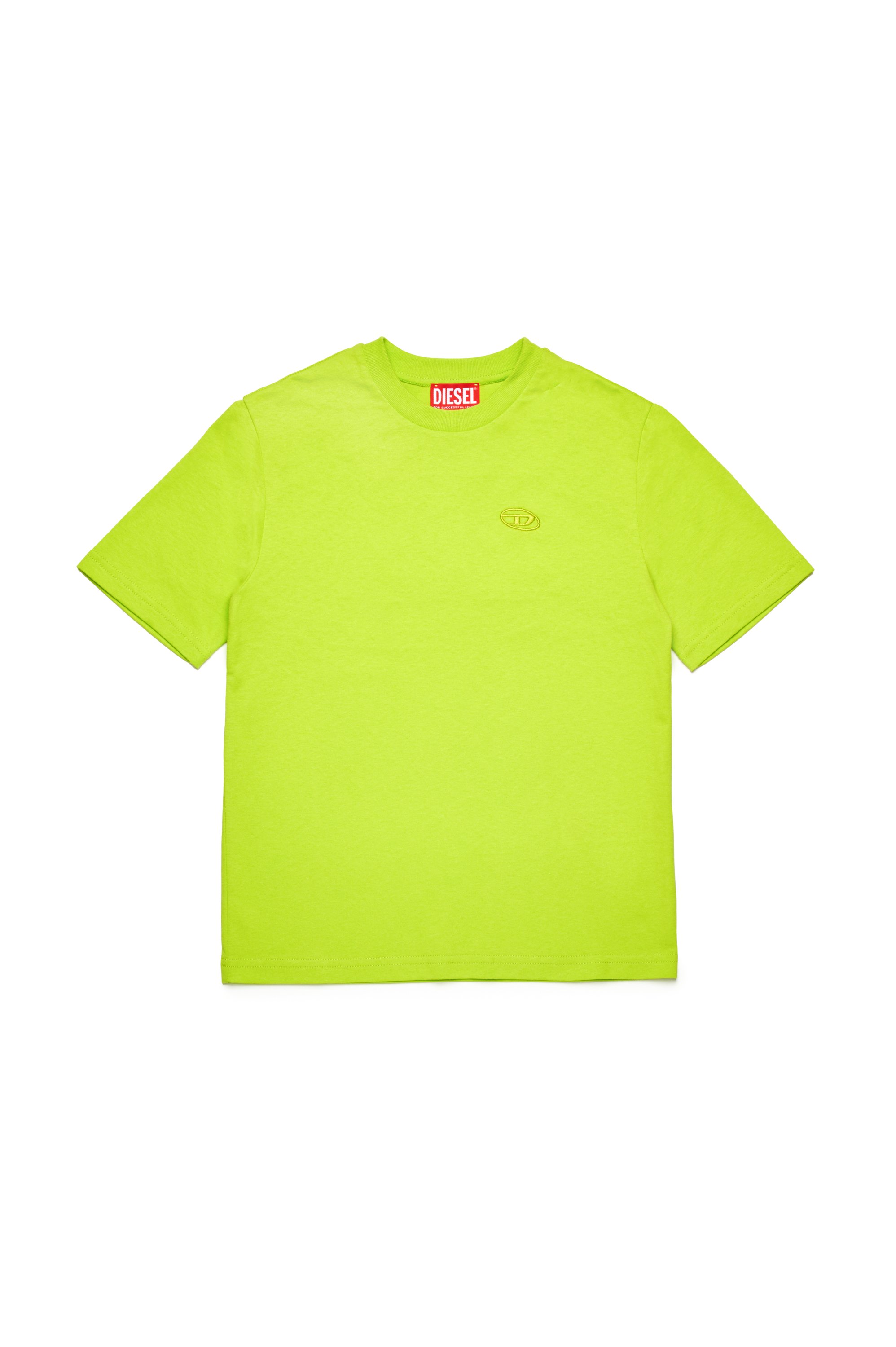 Diesel - TBOGGYMEGOVALD OVER, Camiseta con bordado Oval D mega Hombre in Verde - 1