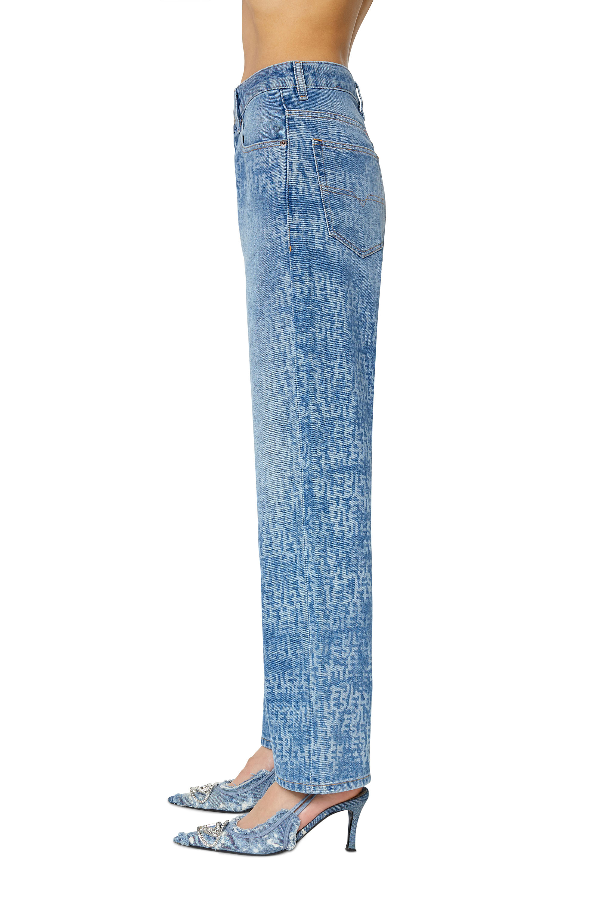 Diesel - 1999 007F5 Straight Jeans, Azul Claro - Image 4