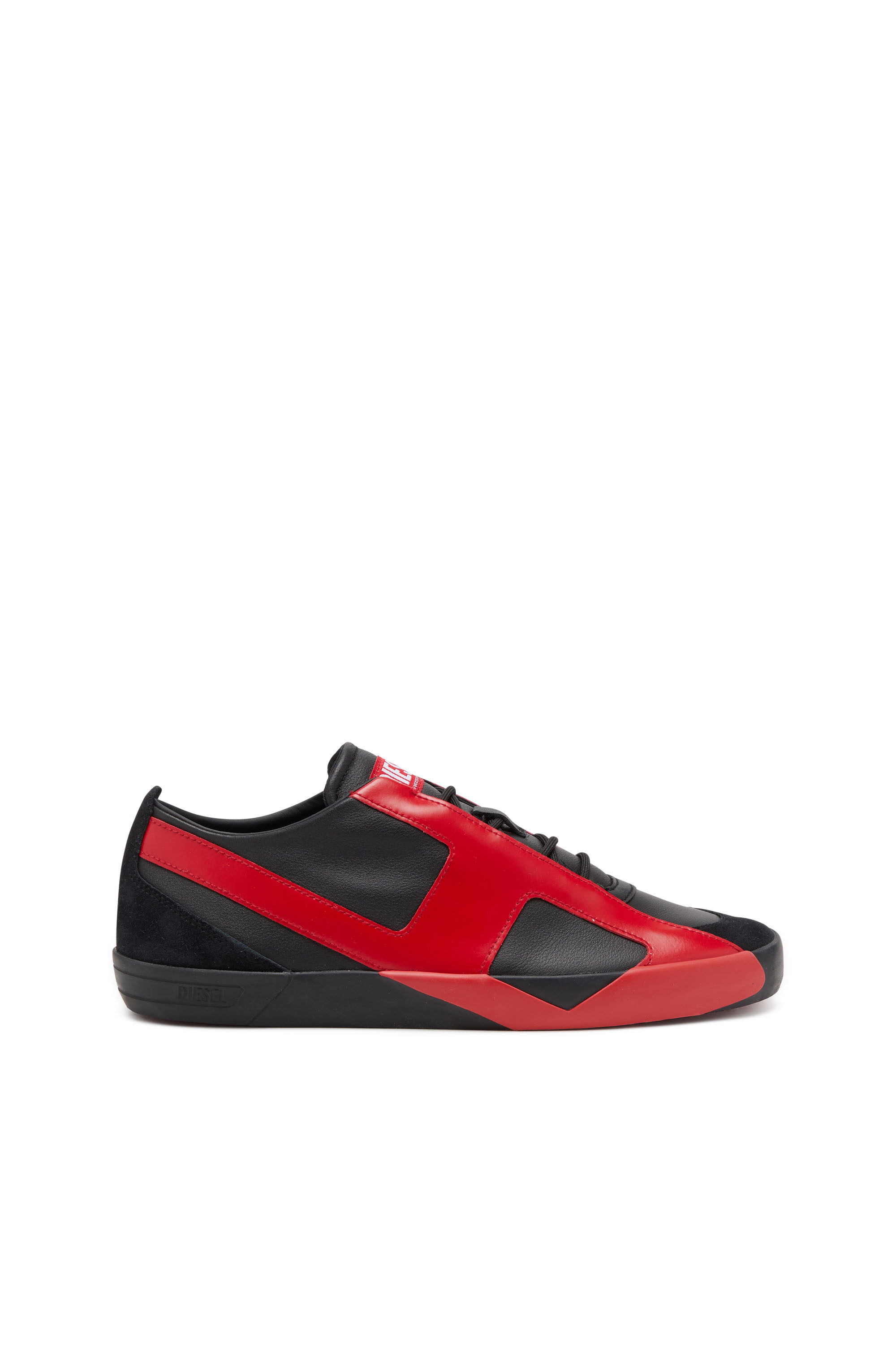 Diesel - S-SLANTE-D LOW, Deportivas de ante y cuero con logotipo D Hombre in Multicolor - 1