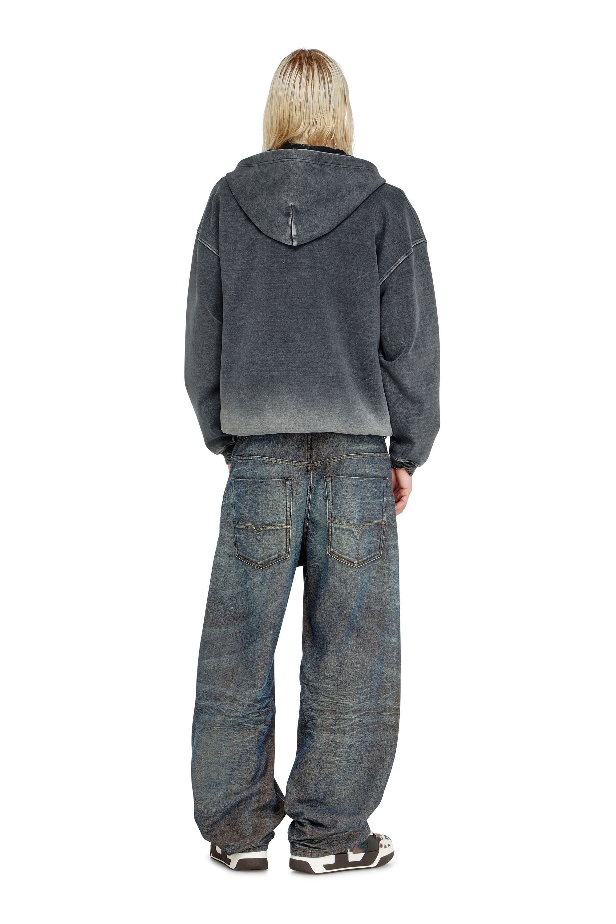 Diesel - Relaxed Jeans 1997 D-Enim-M 007EM Unisex, Azul Oscuro - 3