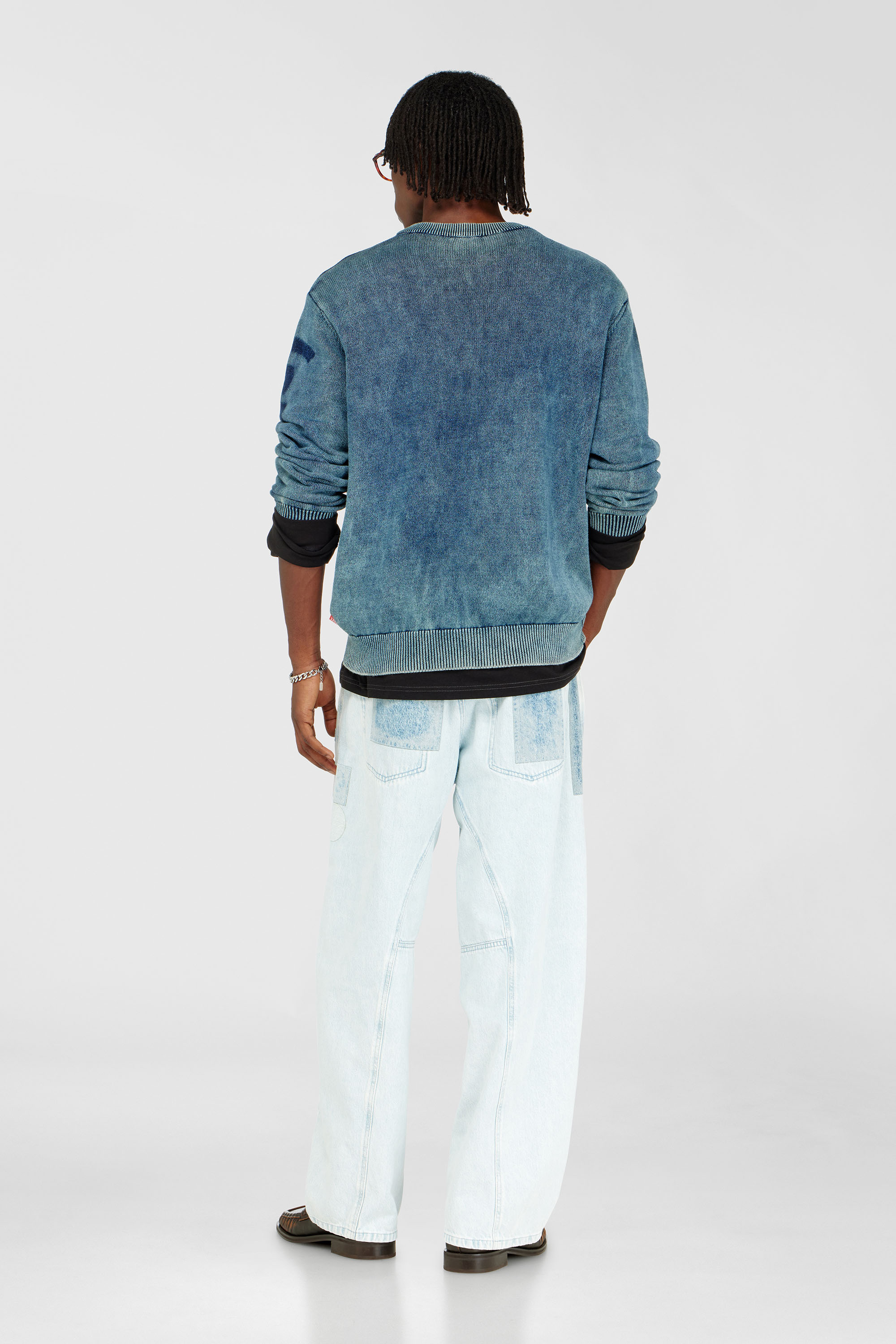 Diesel - Relaxed Jeans 1997 D-Enim-M 0IFBQ Unisex, Azul Claro - 3