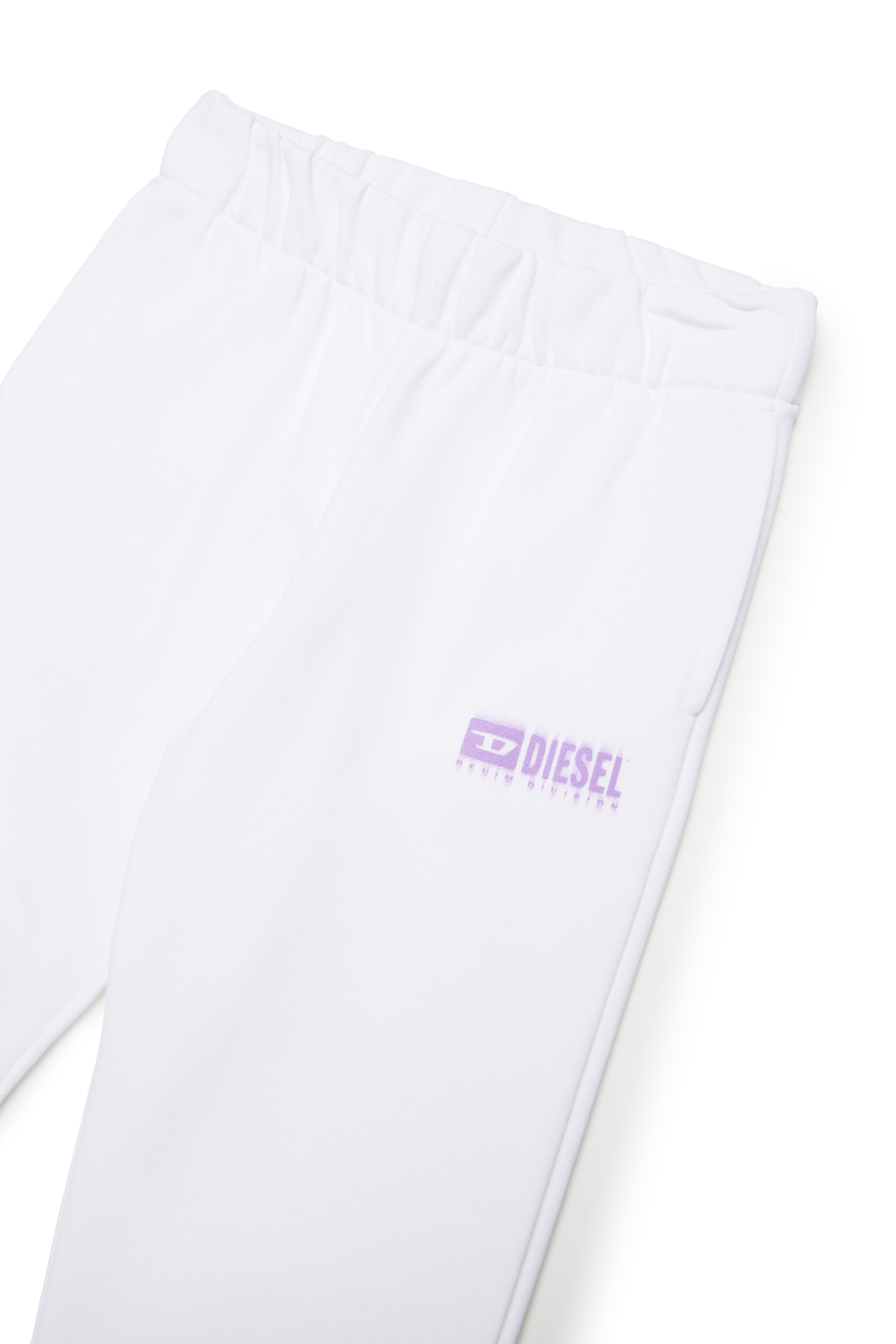 Diesel - PBASEB, Pantalones deportivos con logotipo manchado Unisex in Blanco - 3