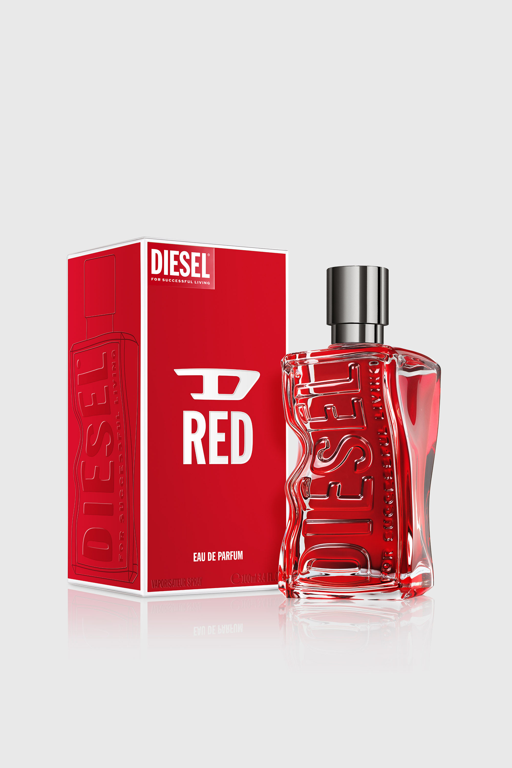 Diesel - D RED 100 ML, D RED 100ml, Eau de Parfum Hombre in Rojo - 2
