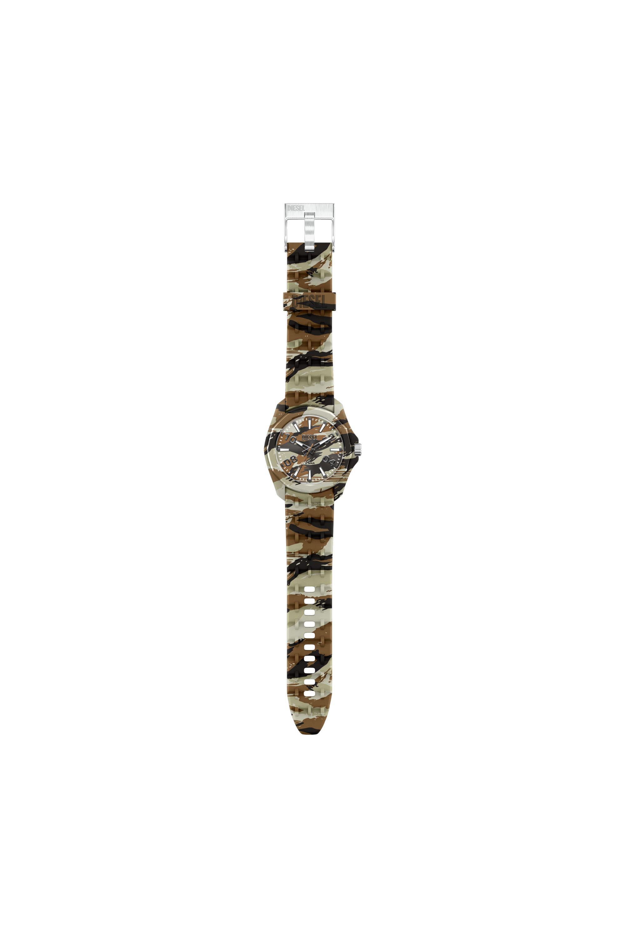 Diesel - DZ2242 WATCH, Reloj Stinger camo de silicona Hombre in Multicolor - 6