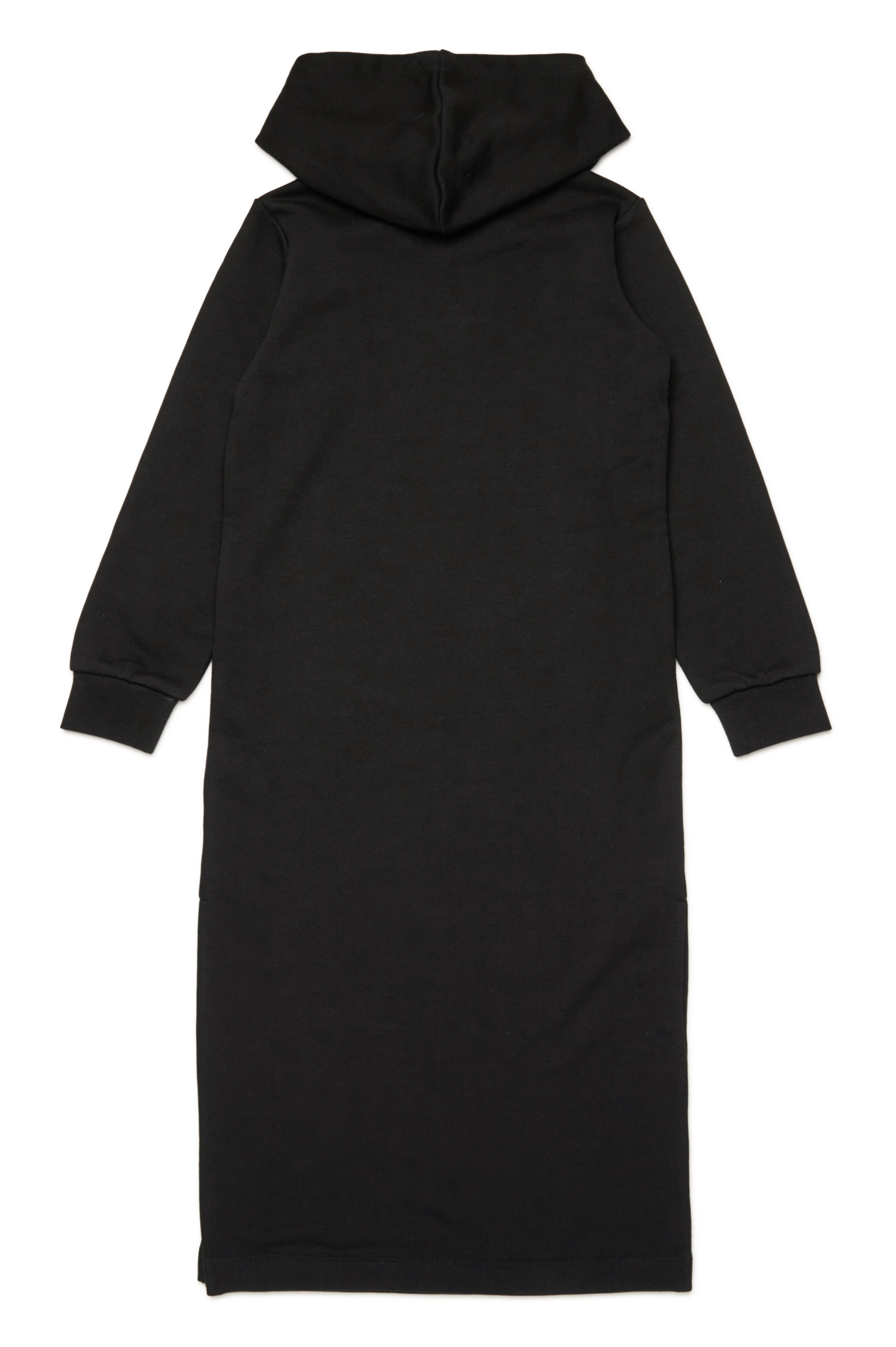 Diesel - DYTIN, Mujer Vestido con capucha y bordado Oval D in Negro - Image 2