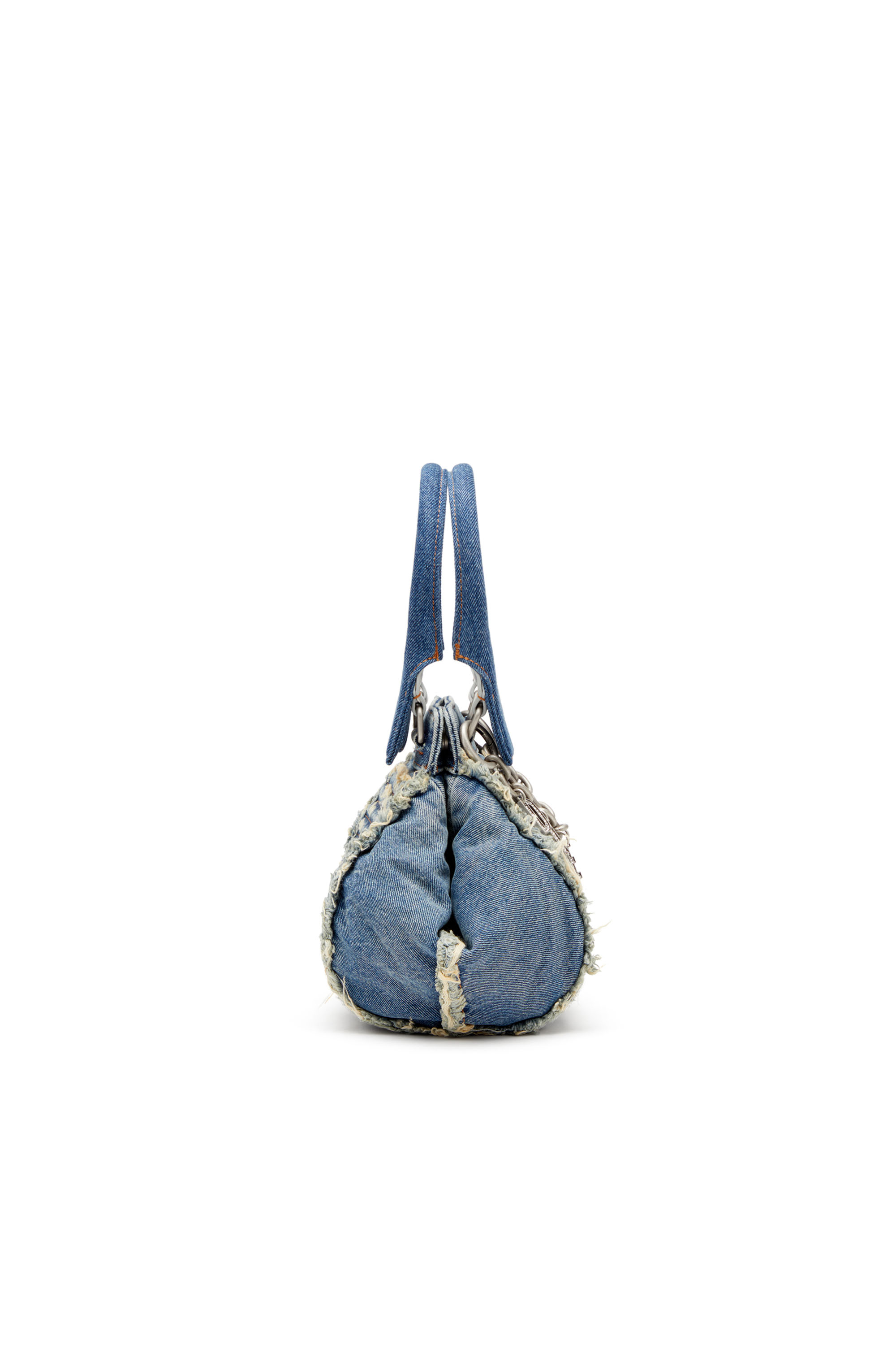 Diesel - D-VINA-XS, D-Vina-Xs-Bolso de mano de denim acolchado y desgastado Mujer in Azul marino - 5