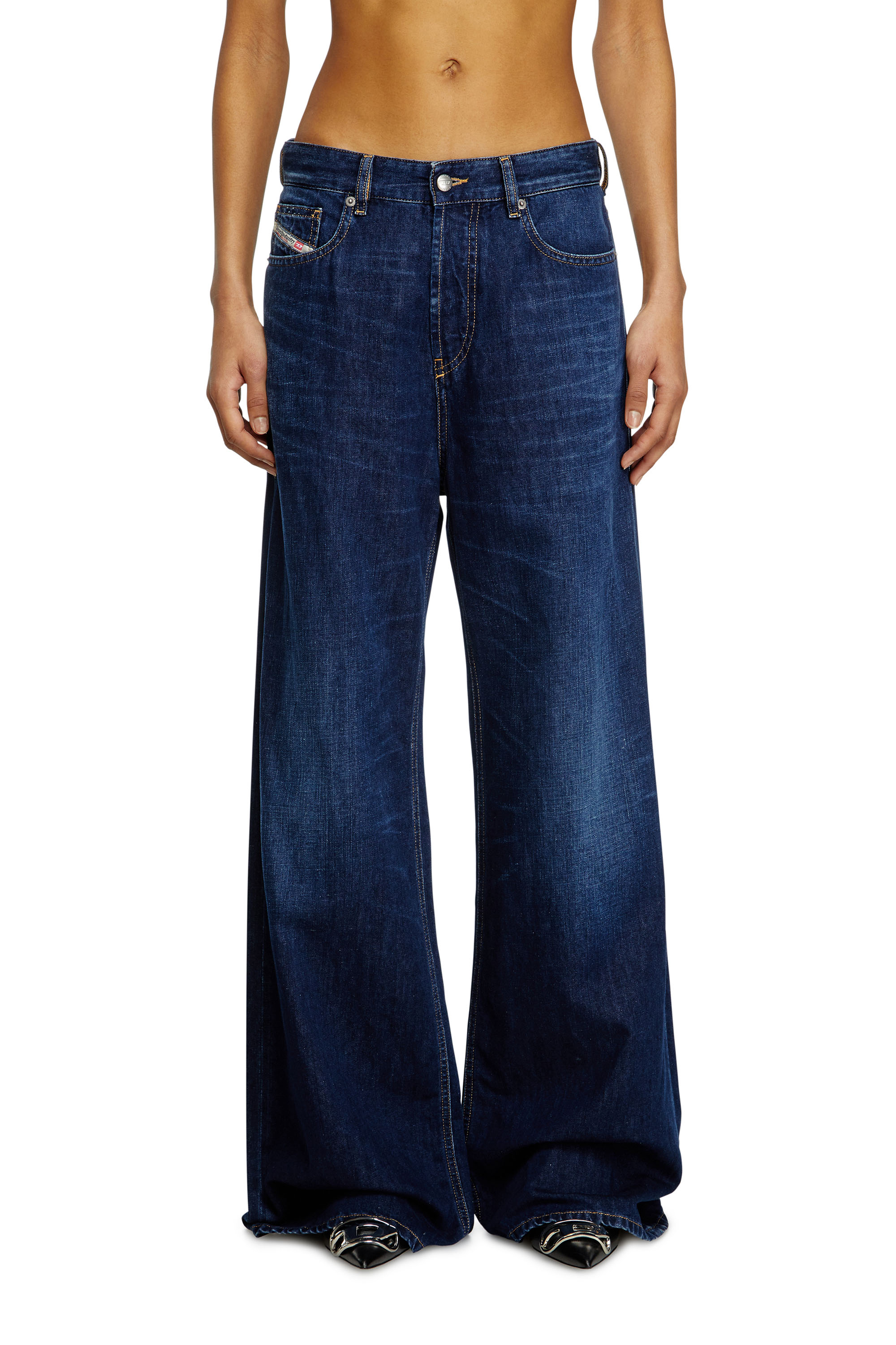 Diesel - Relaxed Jeans 1996 D-Sire 068RA Mujer, Azul Oscuro - 1