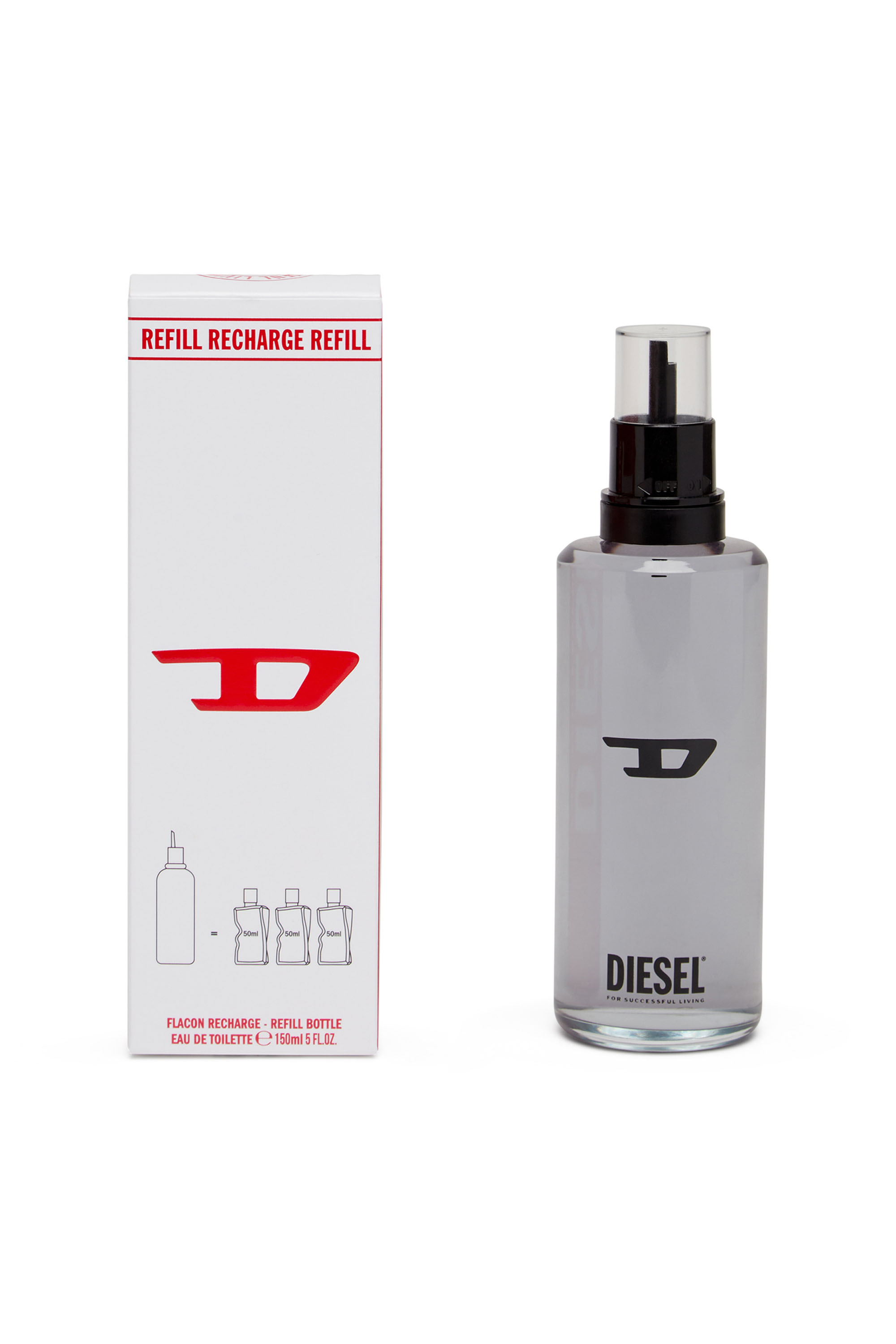 Diesel - D REFILL 150 ML, D REFILL 150ml, Eau de Toilette Unisex in Gris - 2
