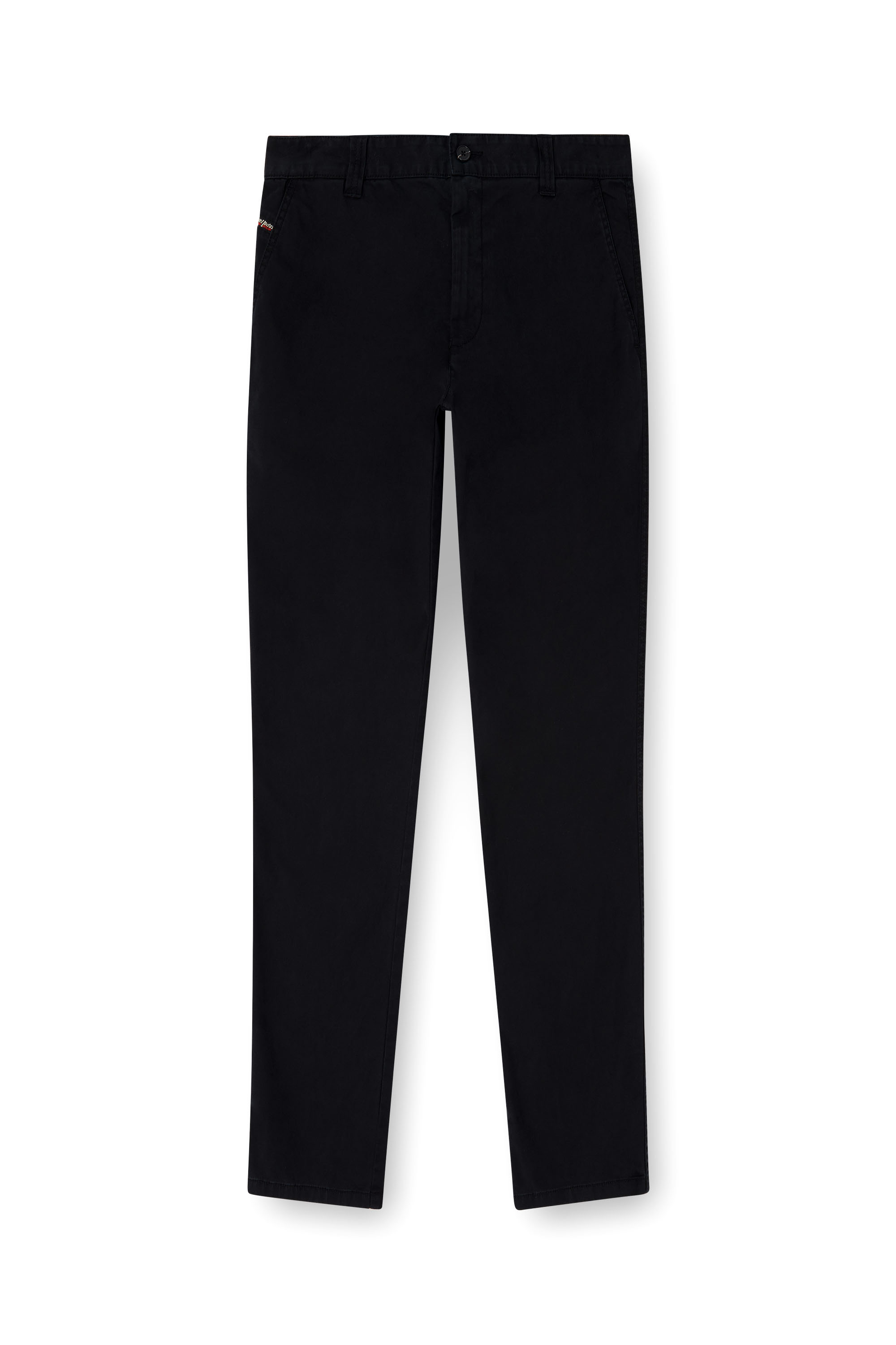 Diesel - P-DEFINE-EPCH, Pantalones de algodón con presilla utilitaria Hombre in Negro - 3