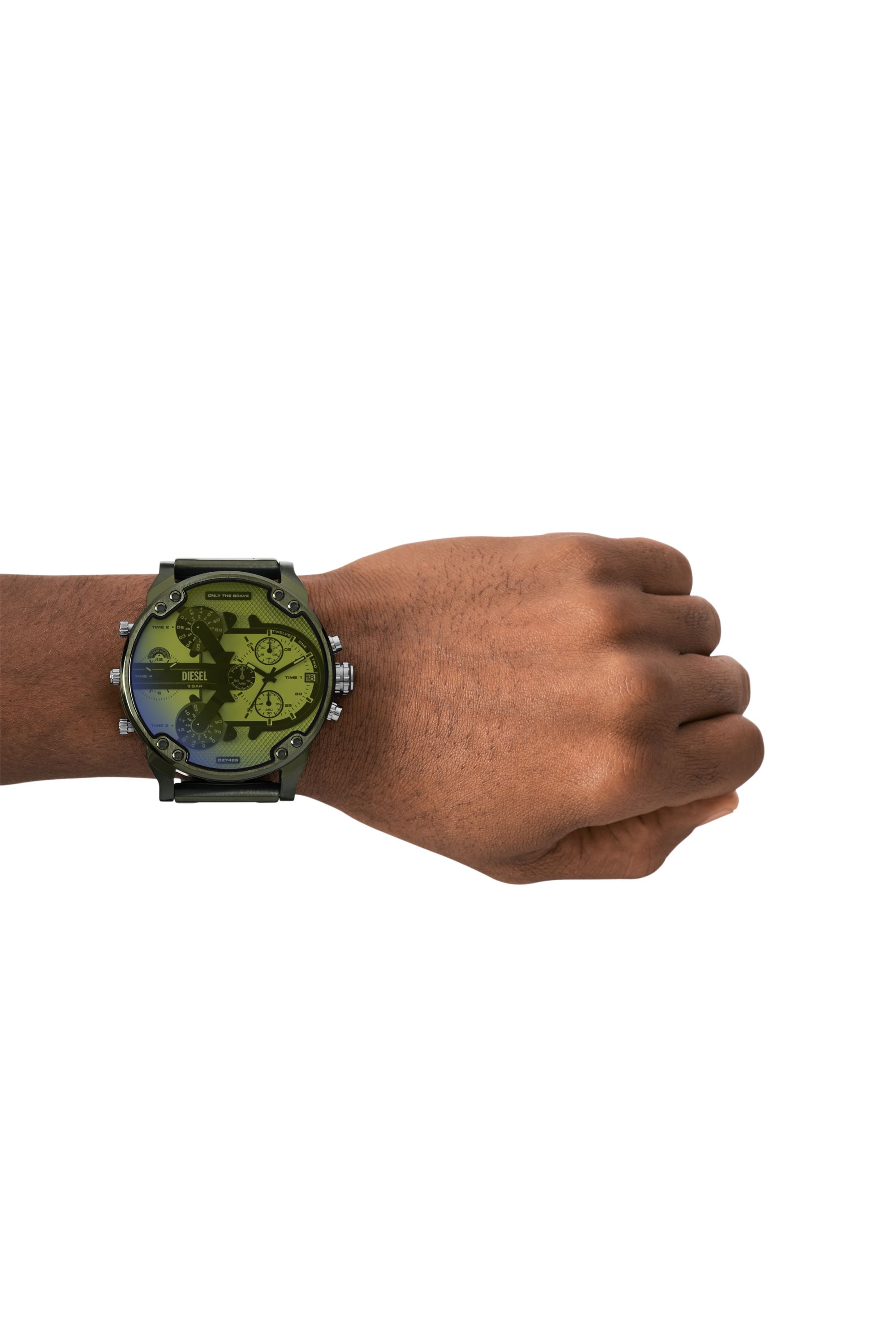 Reloj diesel verde sale