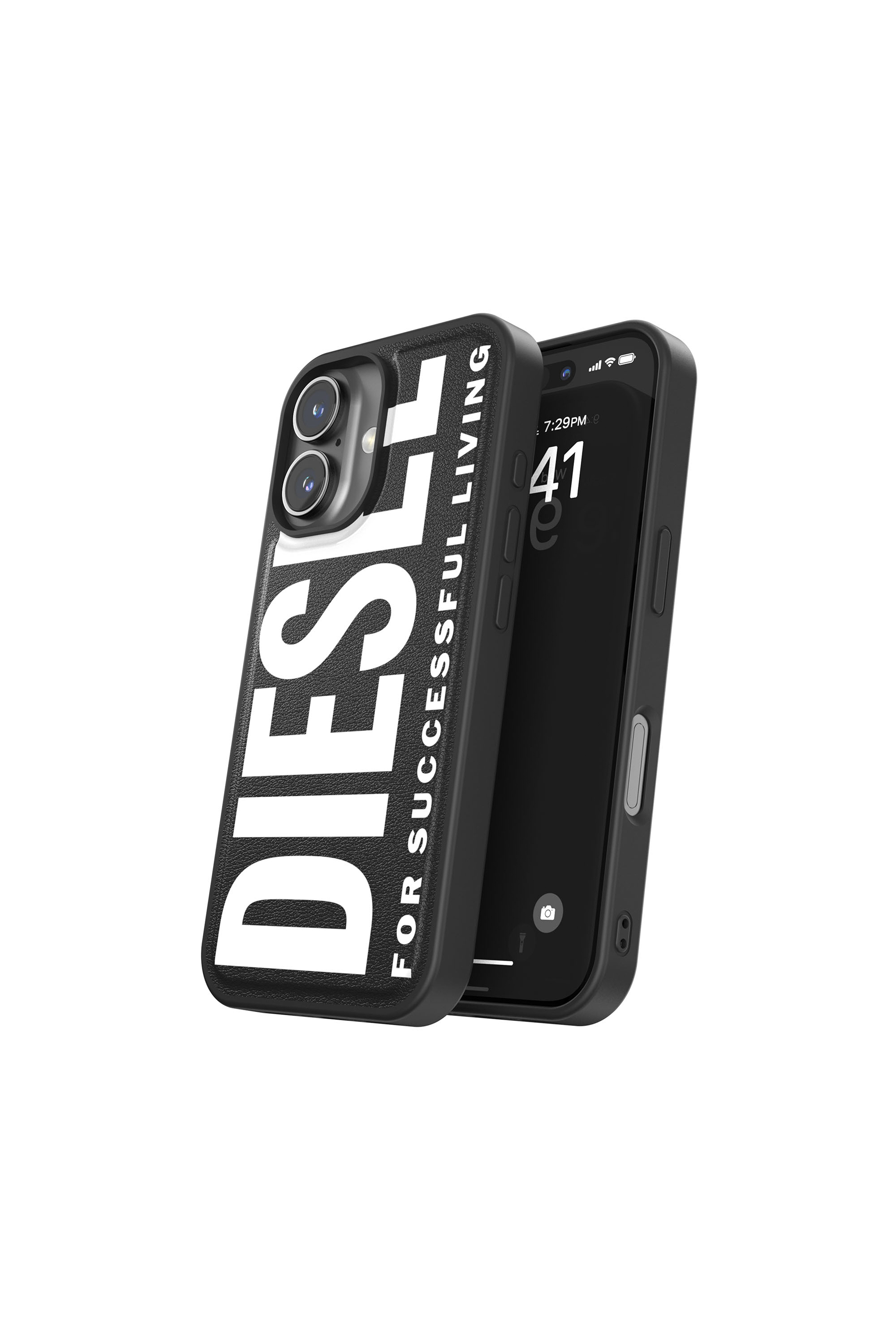 Diesel - 60127 MOULDED CASE, Funda moldeada con Magsafe para iP 16 Unisex in Negro - 2