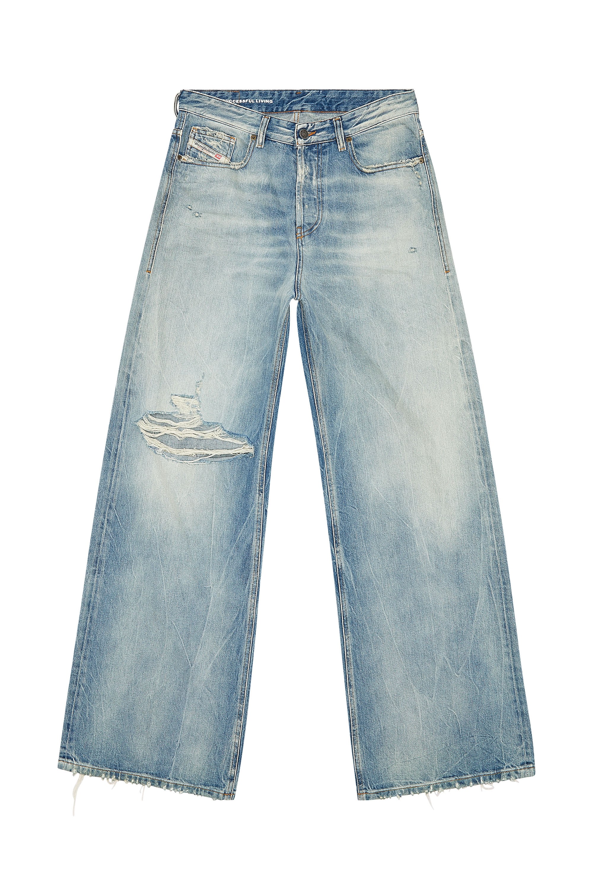 Diesel - Straight Jeans 1996 D-Sire 09H58, Azul Claro - Image 5