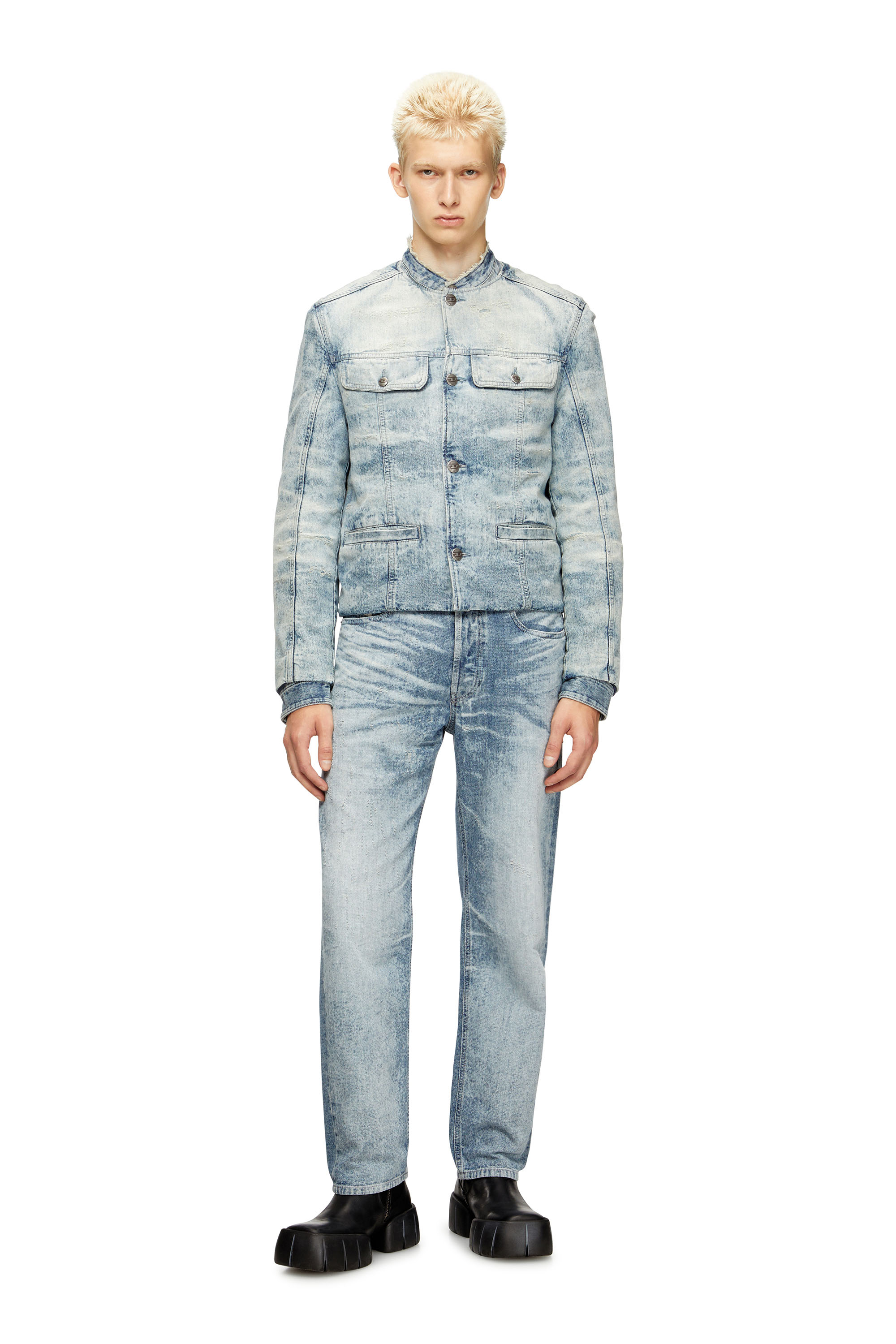 Diesel - Regular Jeans 2024 D-Macs 068TY Hombre, Azul Claro - 2