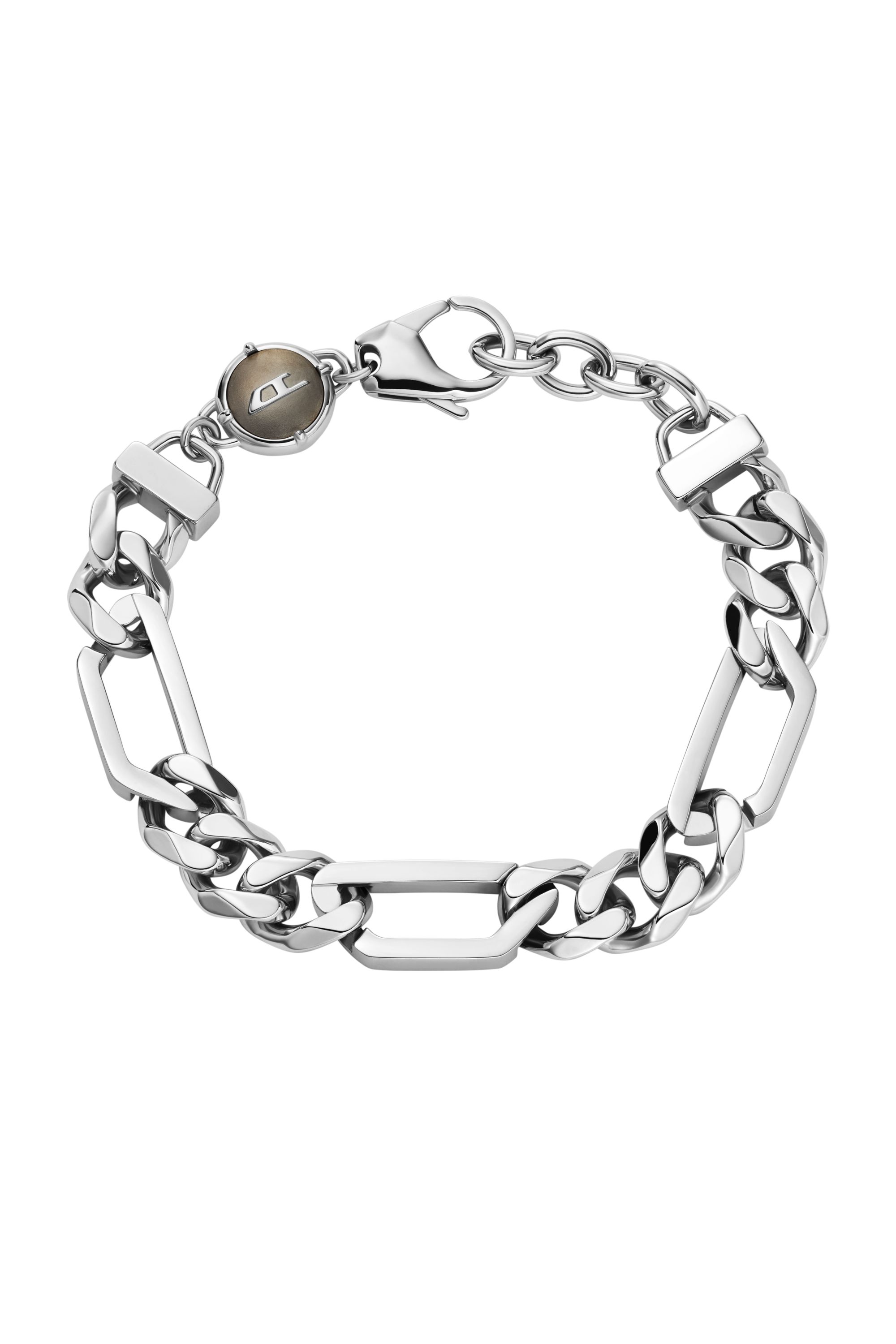 Diesel - DX1351, Pulsera de cadena de acero inoxidable Unisex in Plateado - 1