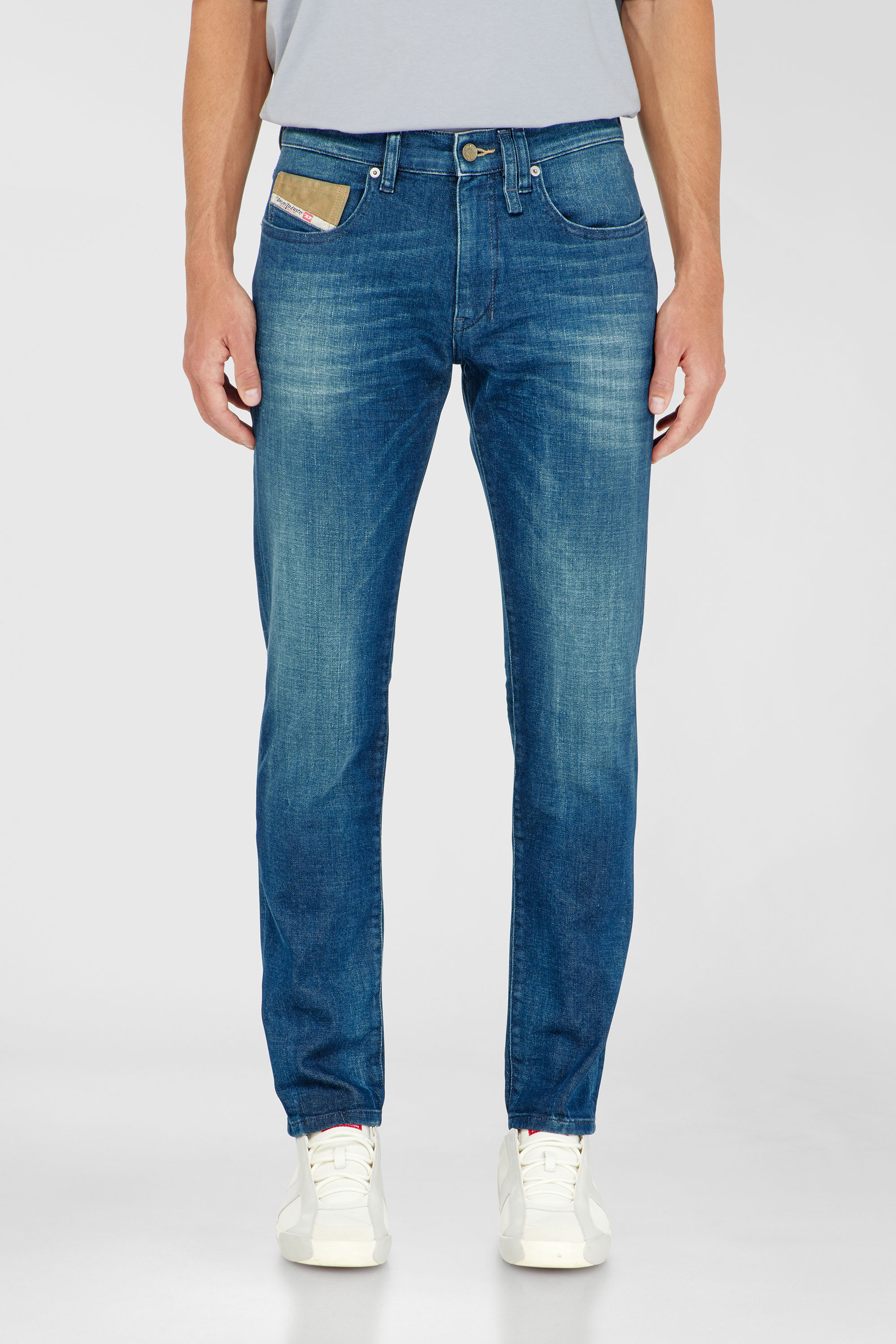 Diesel - Slim Jeans 2019 D-Strukt 0PBBZ Hombre, Azul medio - 1