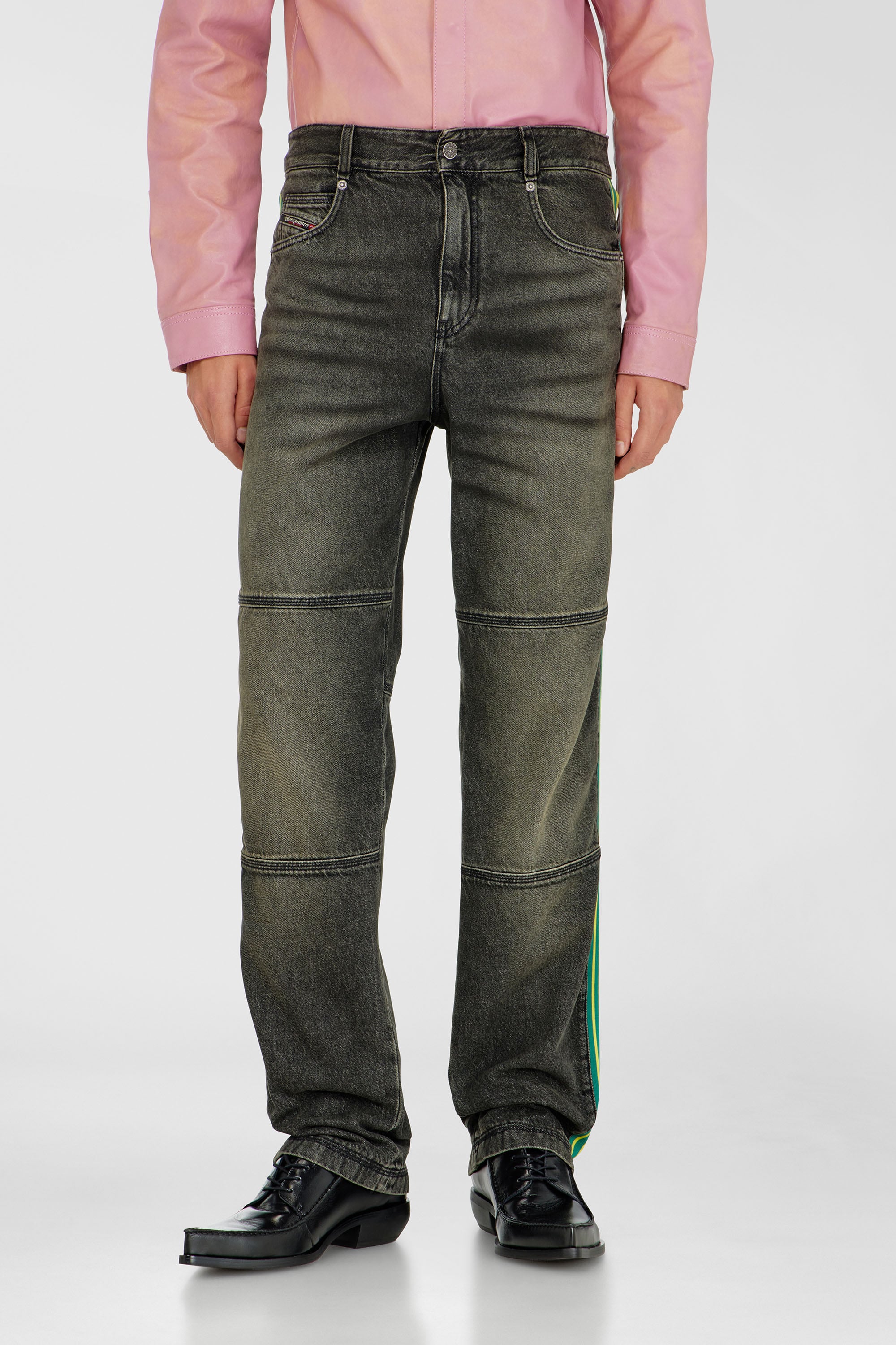 Diesel - Regular Jeans D-Arbus 0DBEZ Hombre, Negro/Gris oscuro - 1