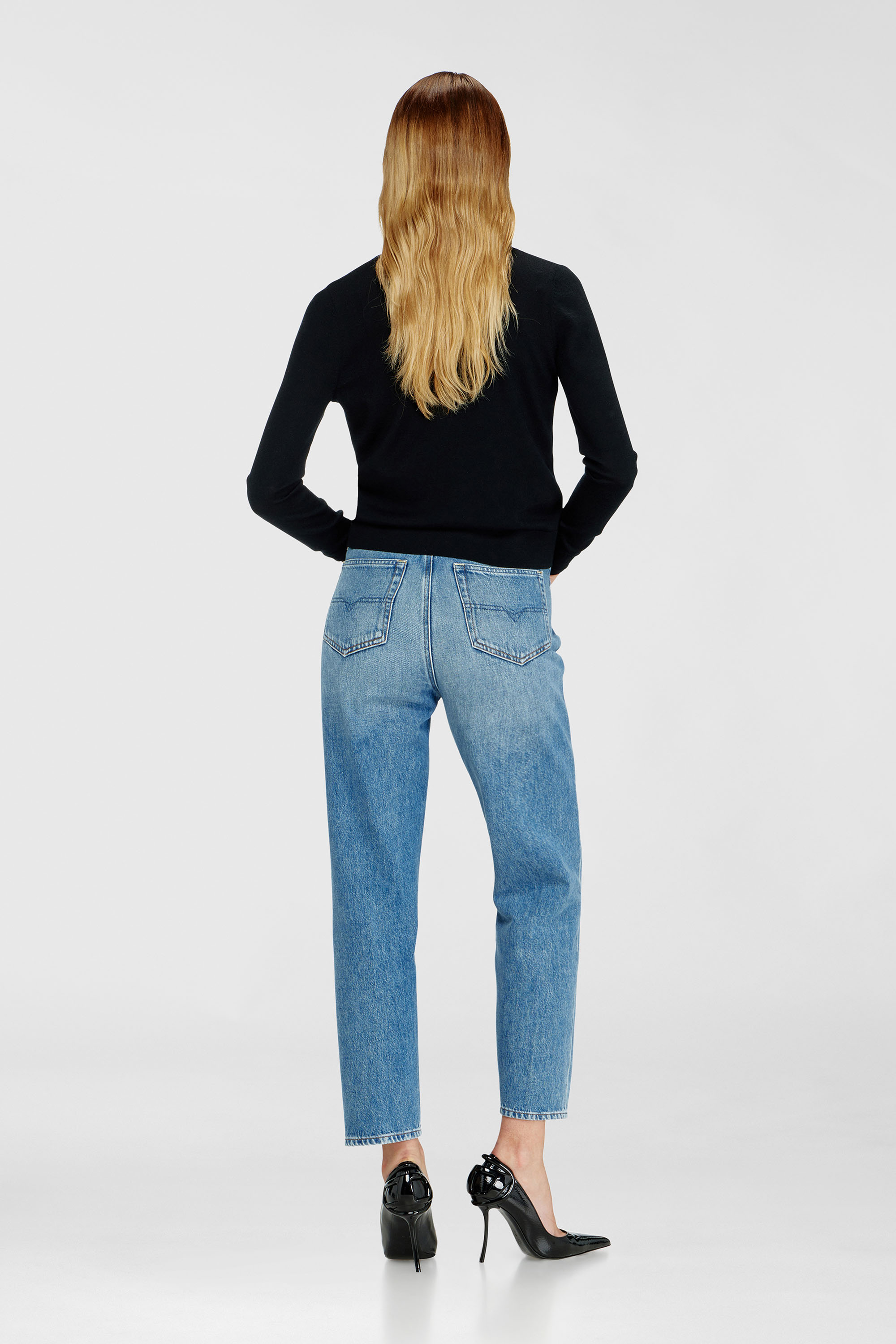 Diesel - Regular Jeans 1981 D-Went 09Q07 Mujer, Azul Claro - 3