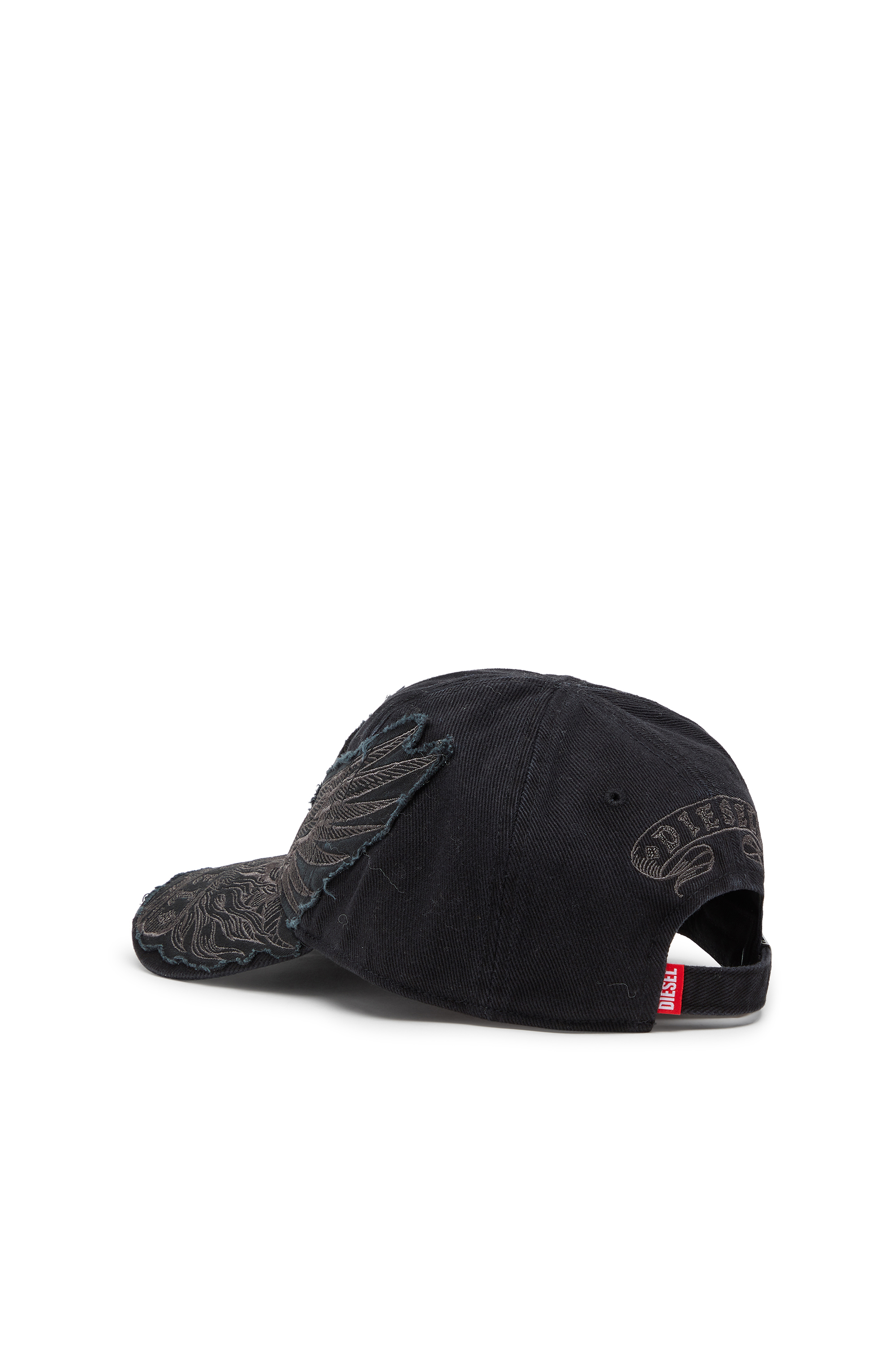 Diesel - C-PHENIX, Gorra de b&eacute;isbol con bordado de f&eacute;nix Hombre in Negro - 2