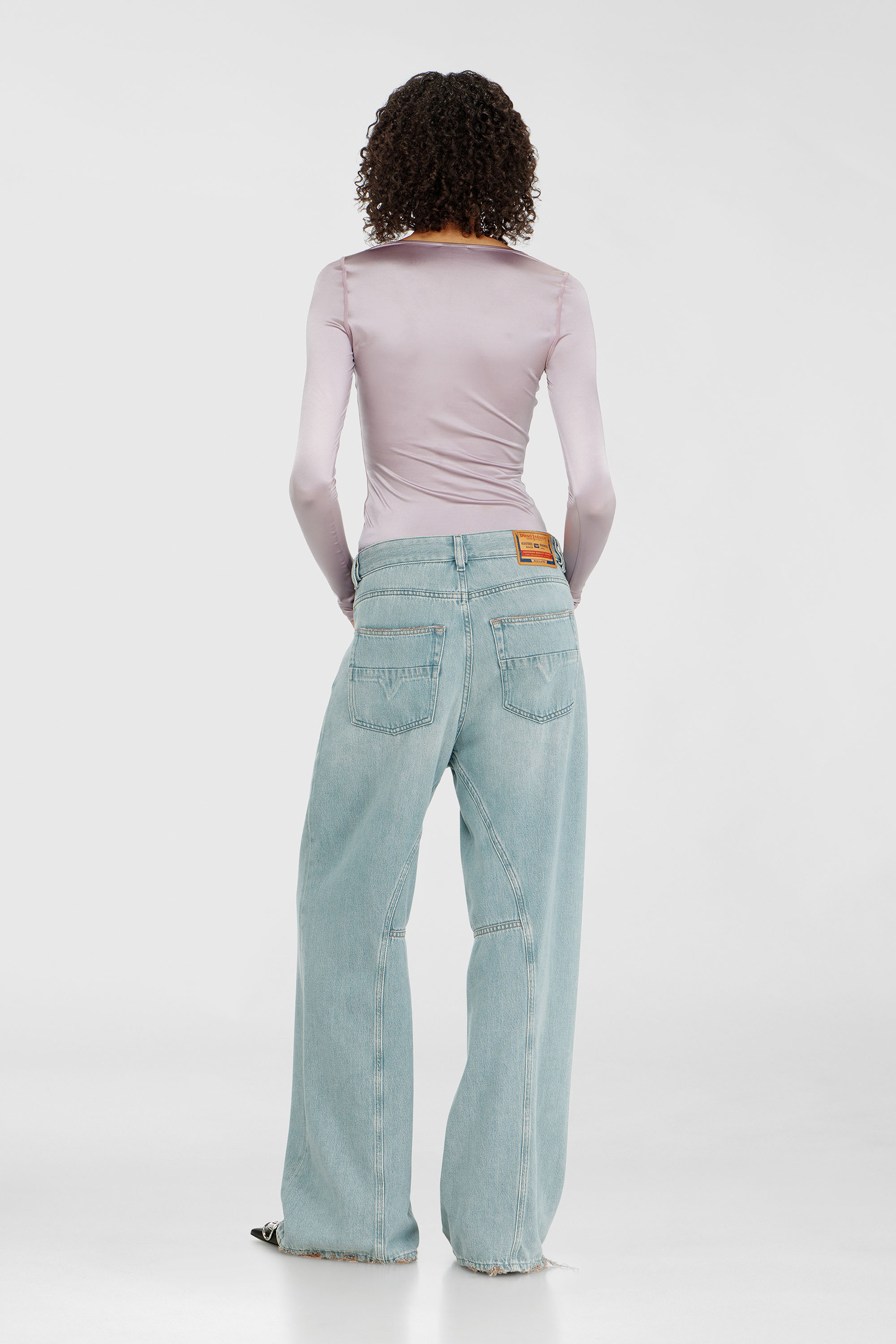 Diesel - Relaxed Jeans 1996 D-Sire 09P84 Mujer, Azul Claro - 3