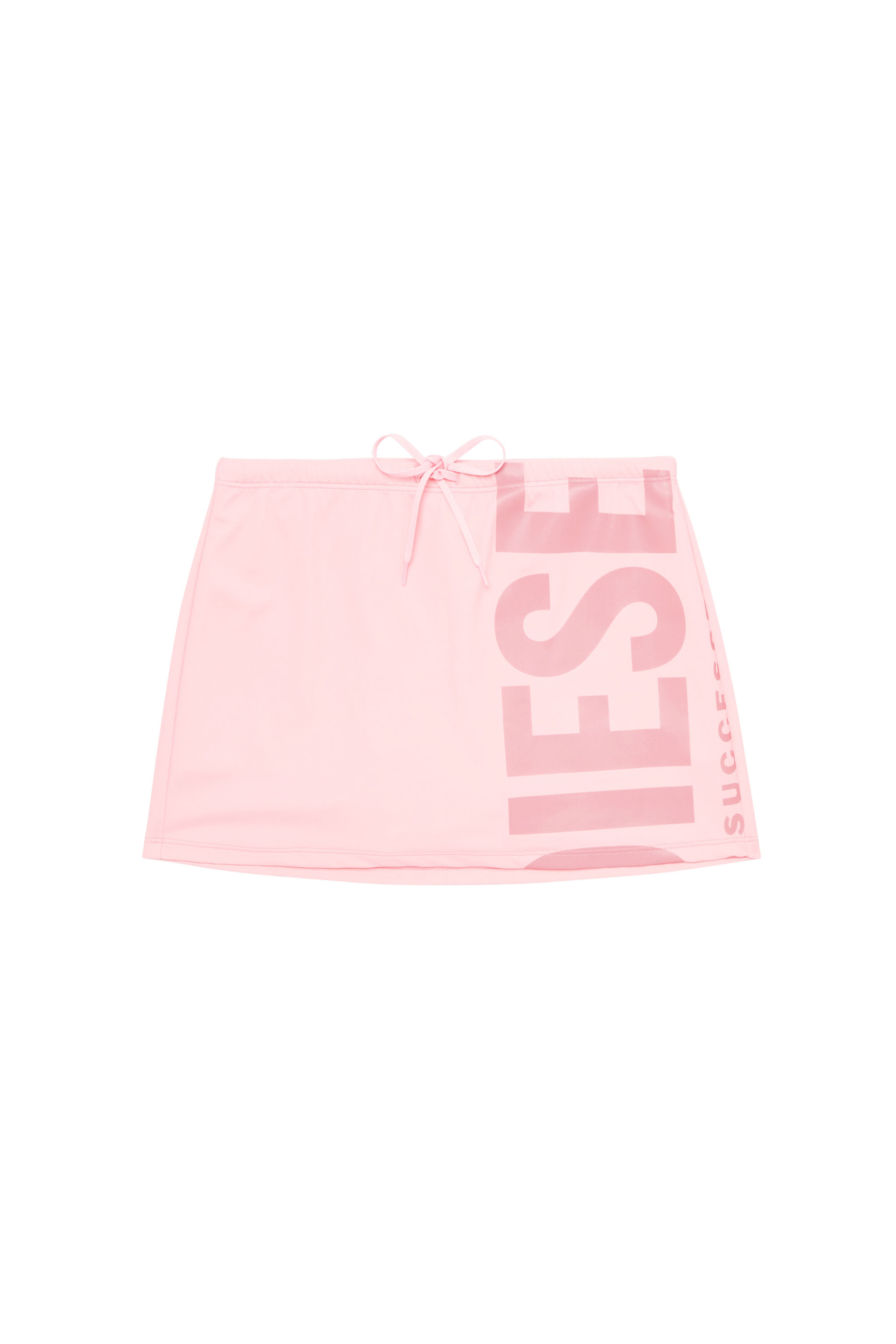 Diesel - CASSANDRA-D-CORE, Falda playera con maxi logotipo Mujer in Rosa - 4