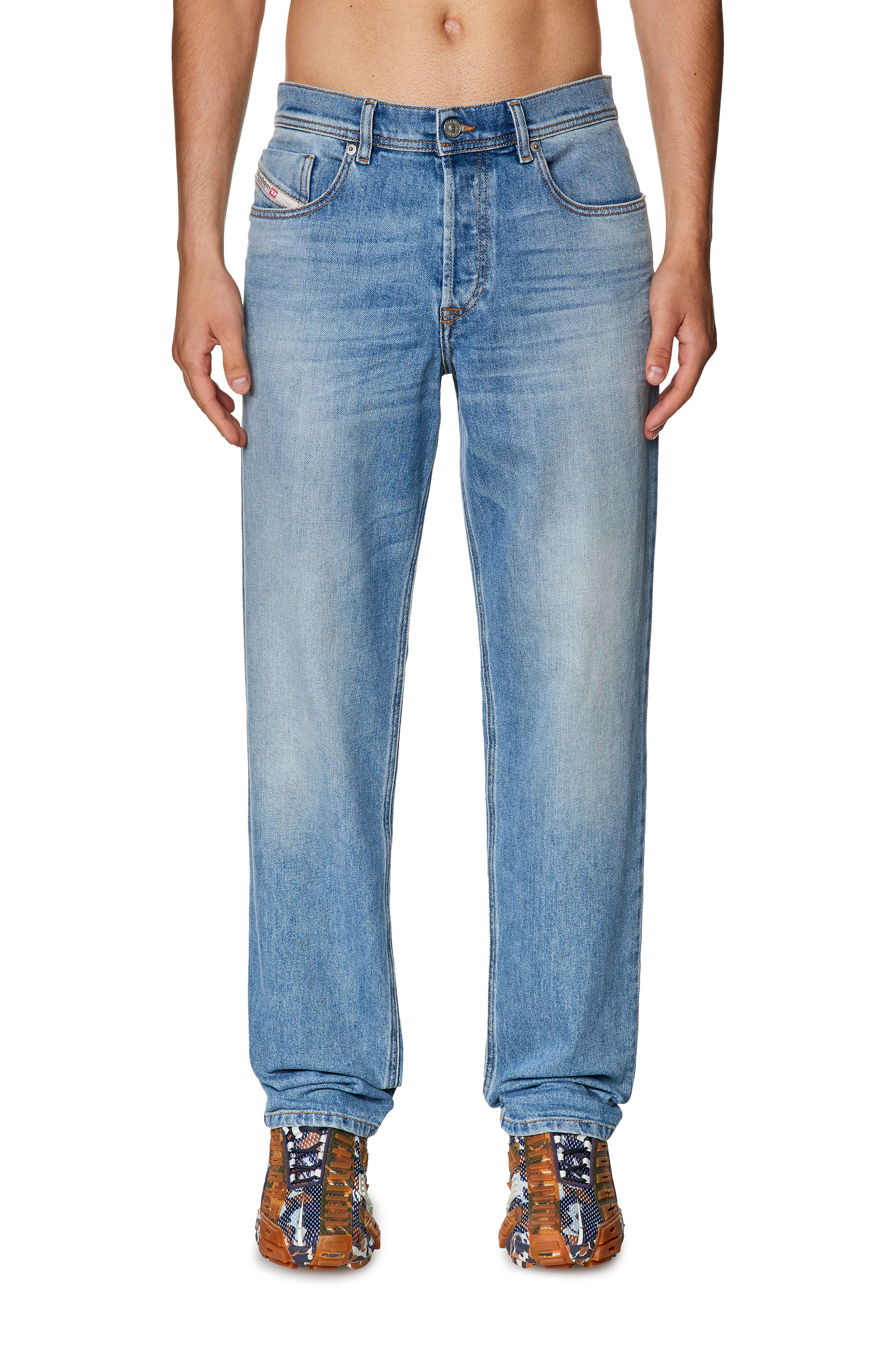 Diesel - Tapered Jeans 2023 D-Finitive 09F81, Azul medio - Image 2