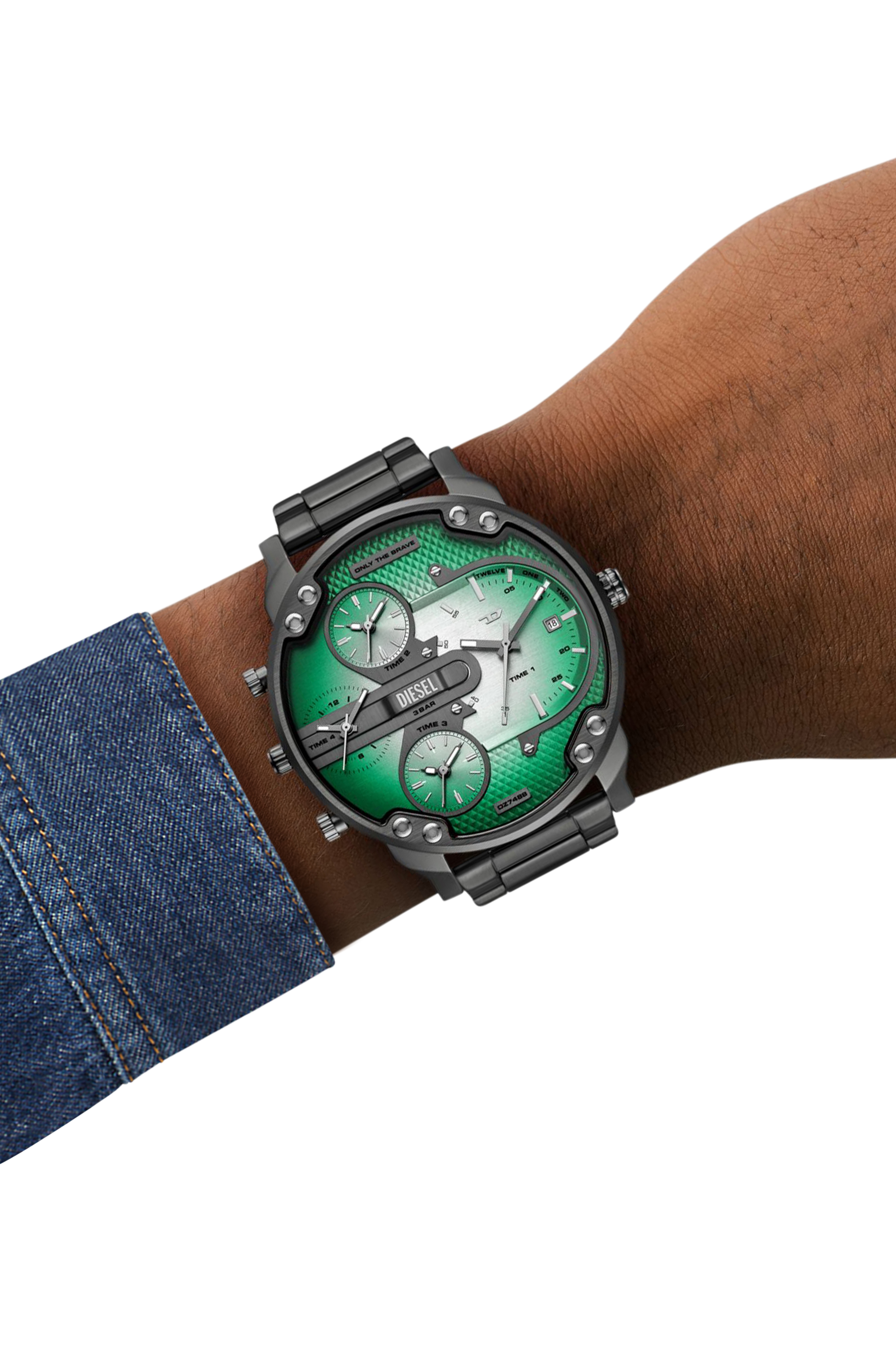 Diesel - DZ7488 WATCH, Reloj Mr. Daddy Slim de acero inoxidable Hombre in Gris - 4