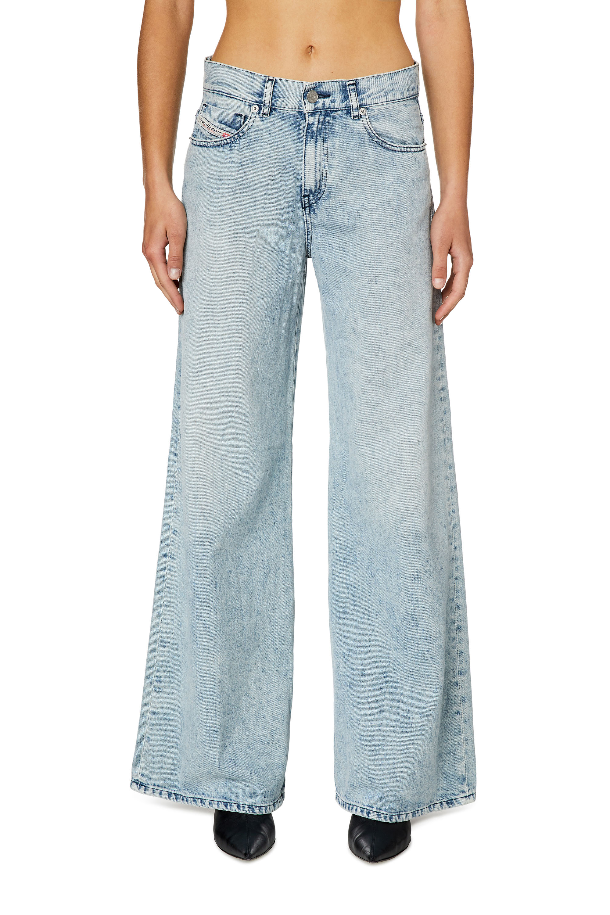 Diesel - Bootcut and Flare Jeans 1978 D-Akemi 09I79, Azul Claro - Image 1