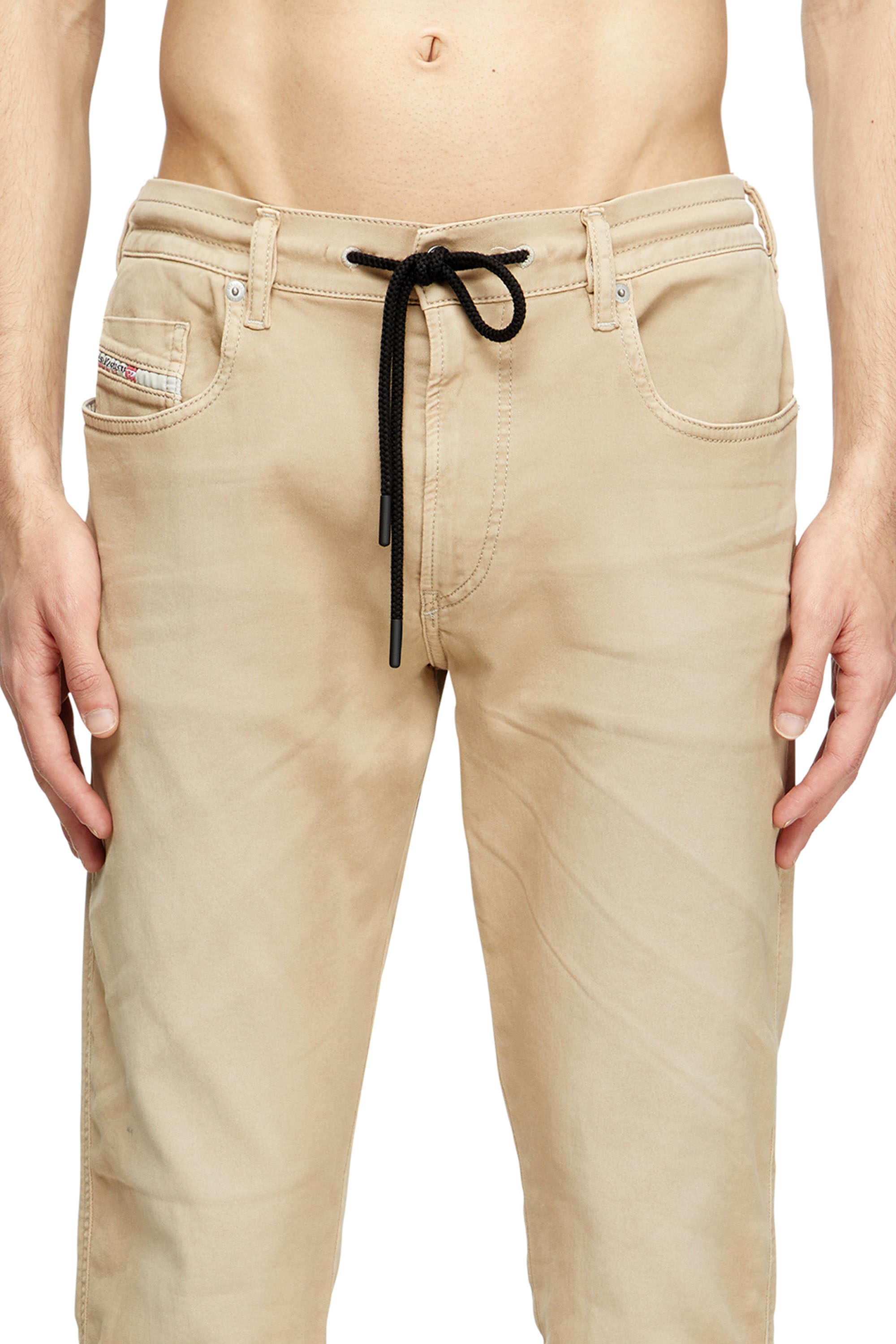 Diesel - Man's Slim 2060 D-Strukt Joggjeans® 0670M, Light Brown - 4