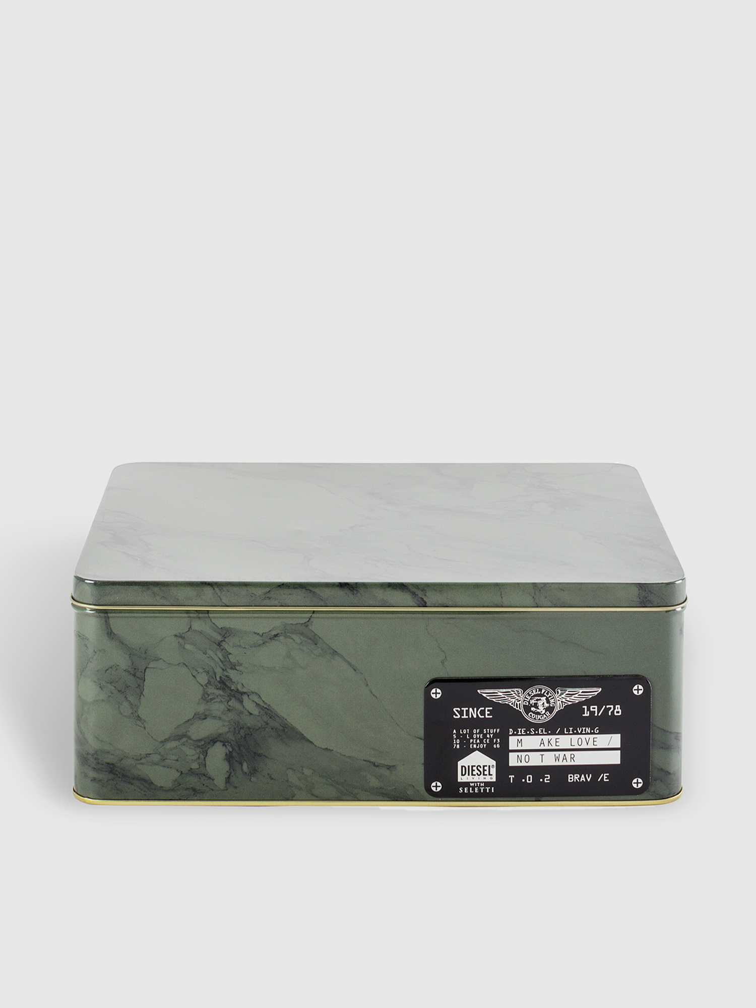 Diesel - 11101 SURVIVAL, Caja de metal verde militar con tapa Unisex in Verde - 1
