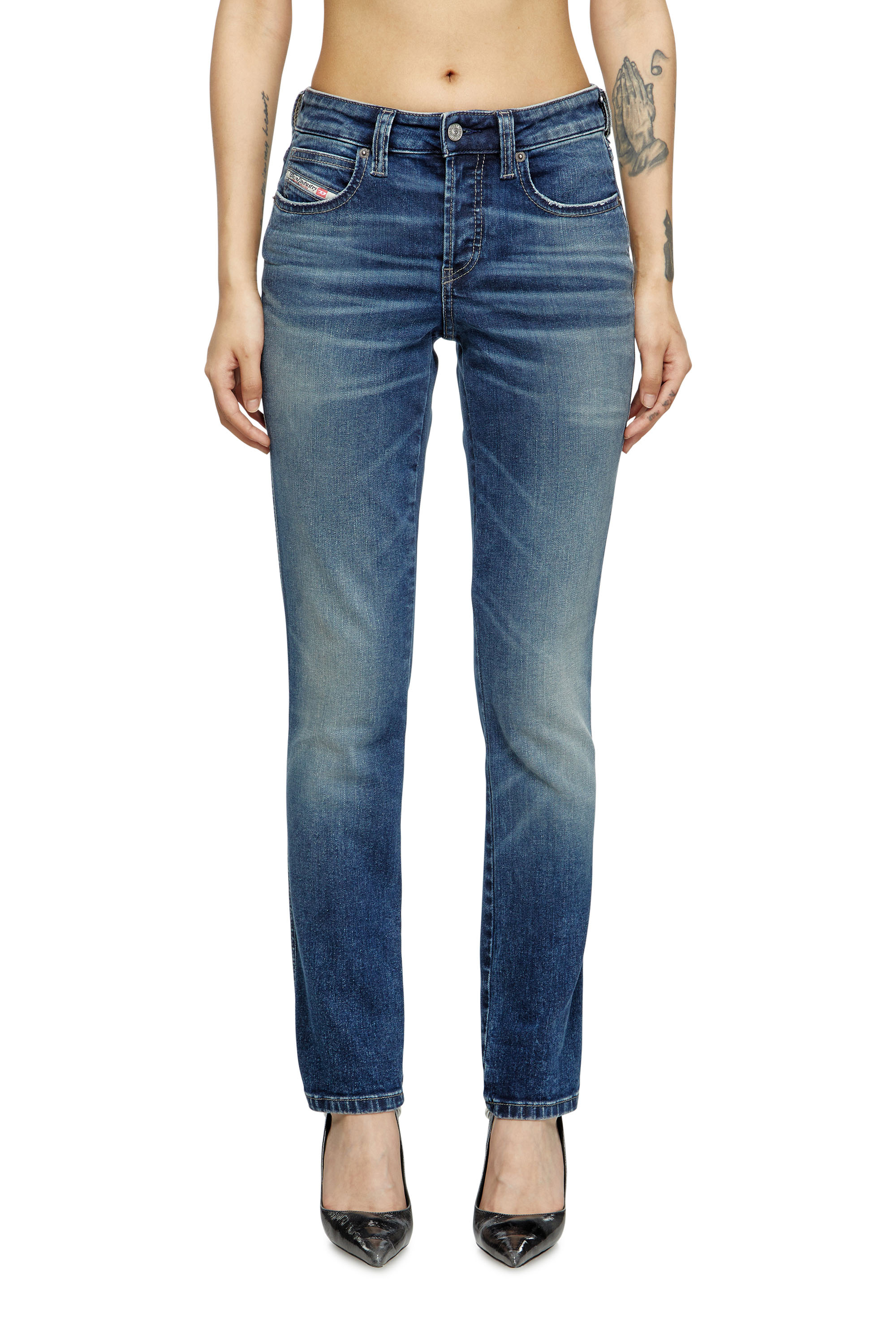 Diesel - Slim Jeans 1992 D-Jiann 0DBEE Mujer, Azul medio - 1