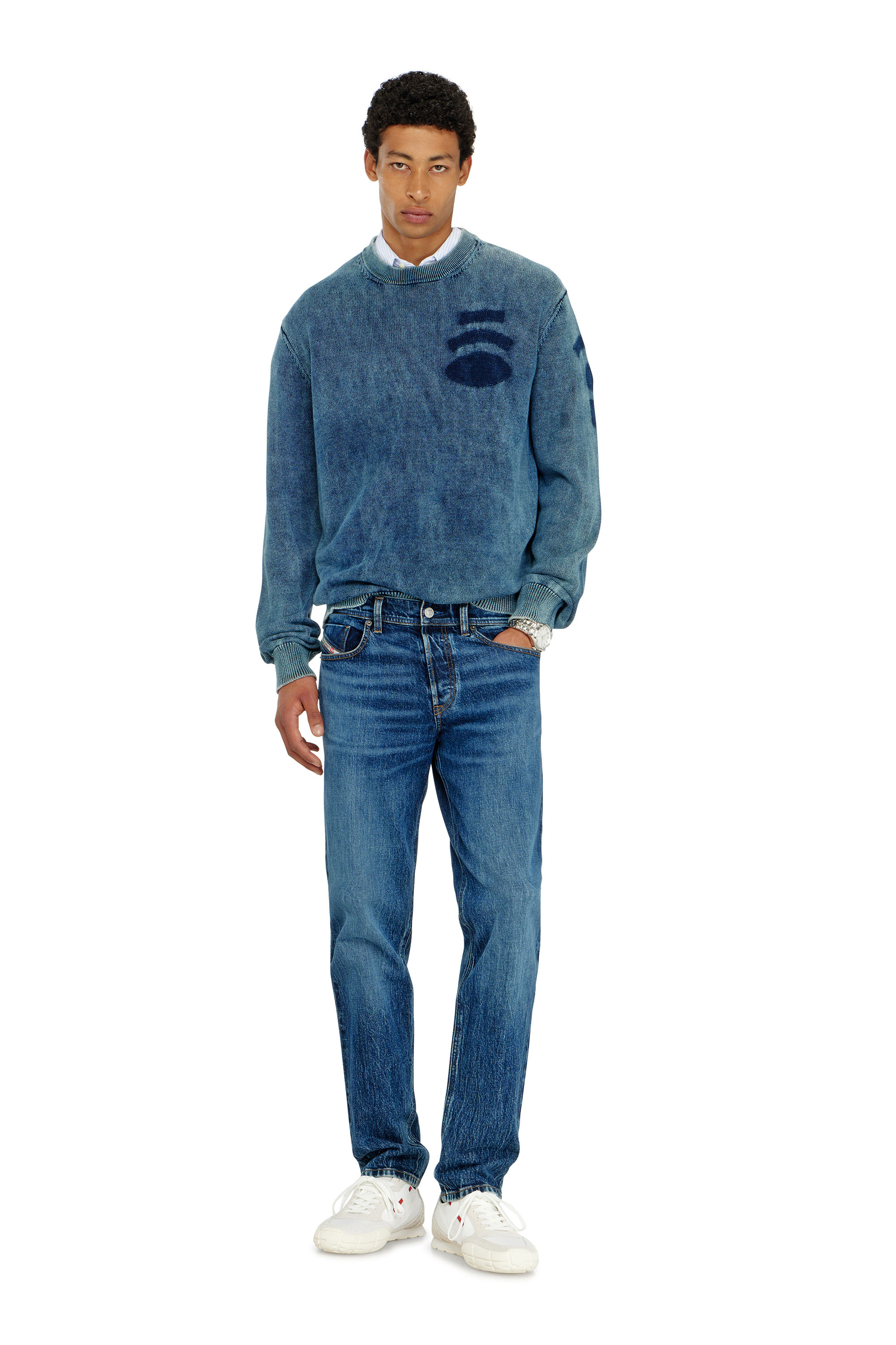 Diesel - Regular Jeans 2023 D-Finitive 0KBBQ Hombre, Azul Oscuro - 1