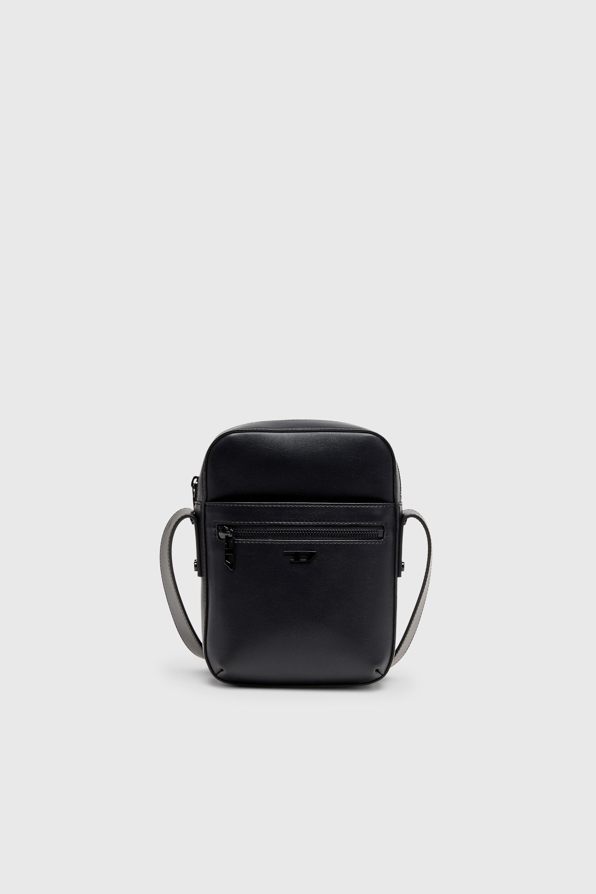 Diesel - RIVET-D CROSSBODY, Rivet-D - Bolso bandolera de PU con detalles de tachuelas Hombre in Negro - 1